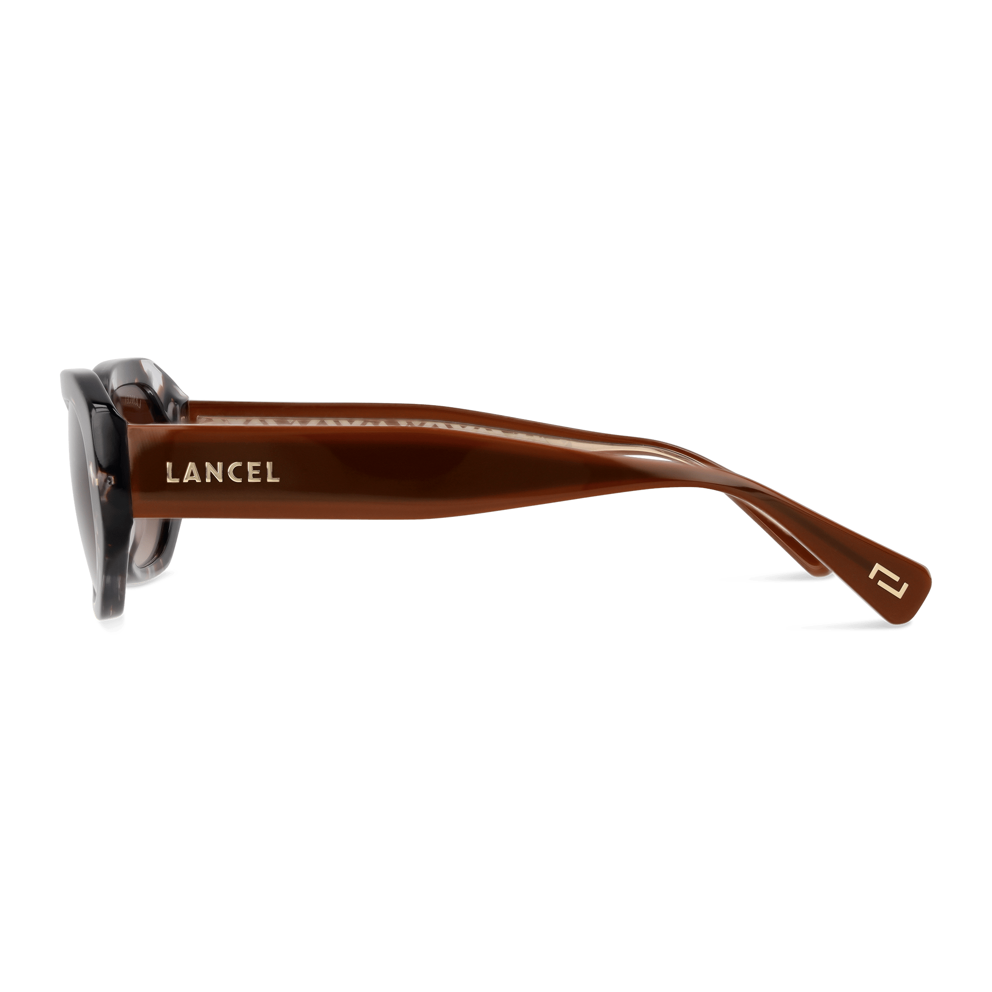 Lunettes de soleil cassie de lancel en acétate LANCEL Marron