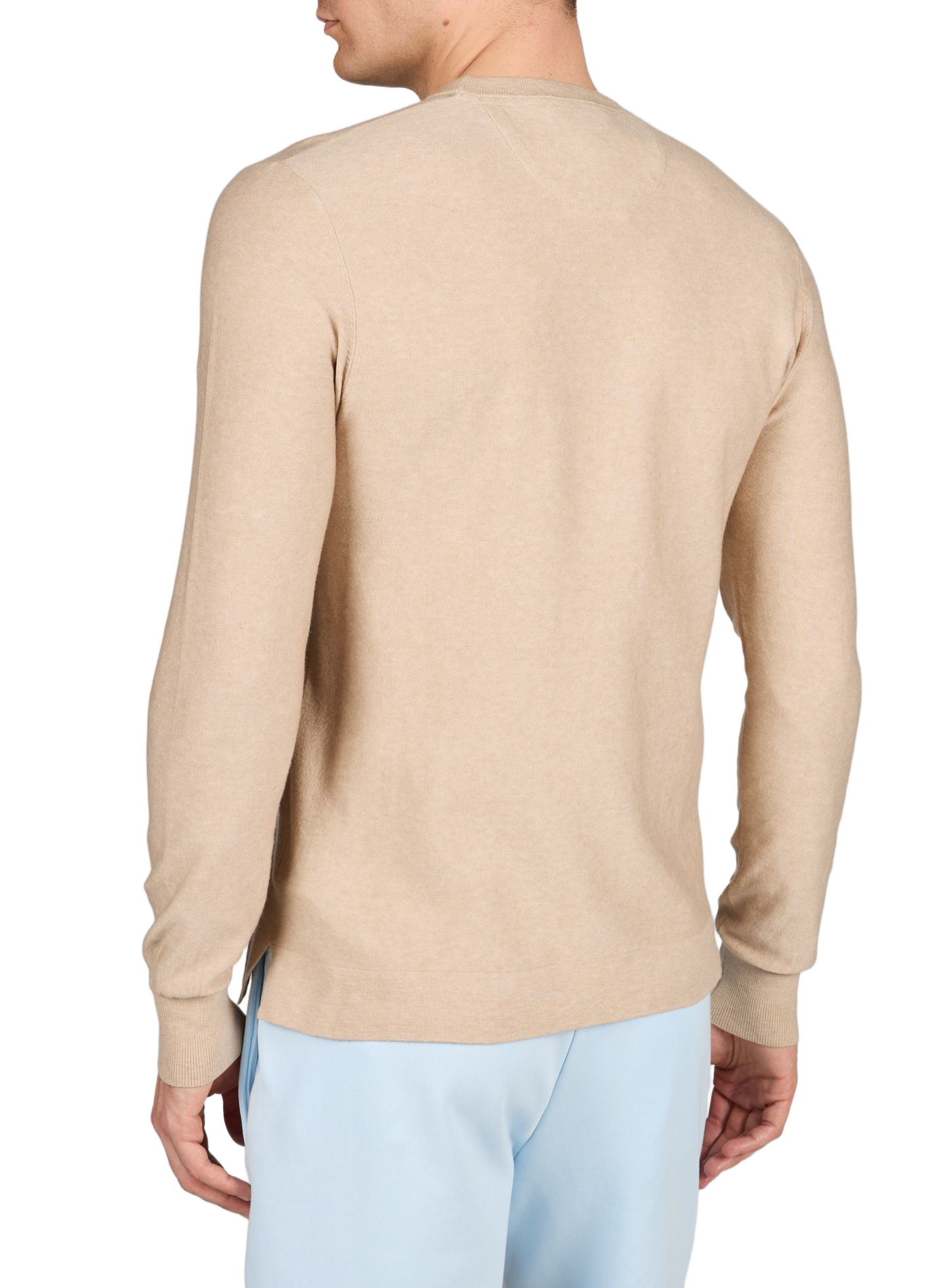 Pull droit col rond  EDEN PARK Beige