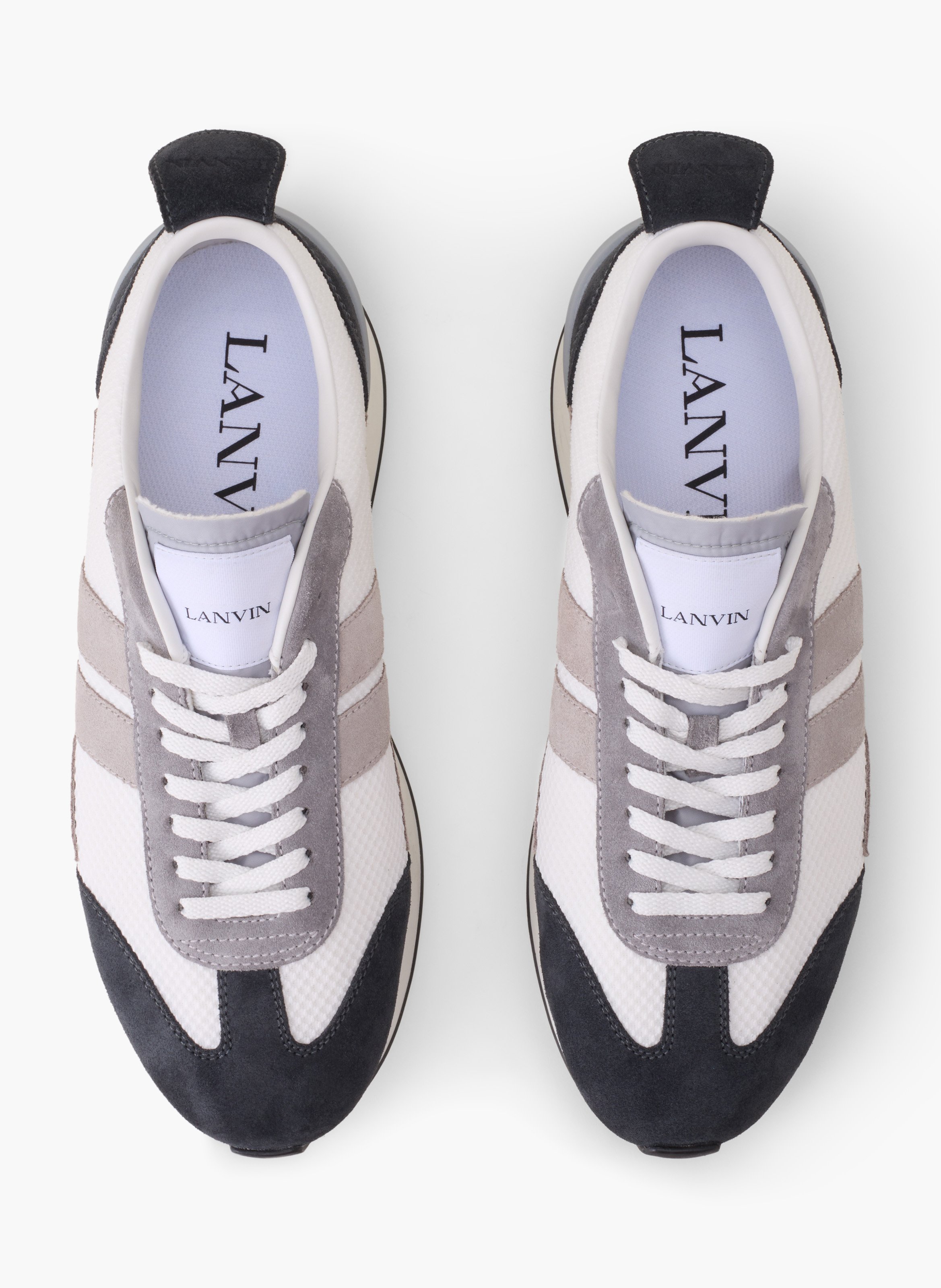 Sneakers bumpr en mesh LANVIN Gris