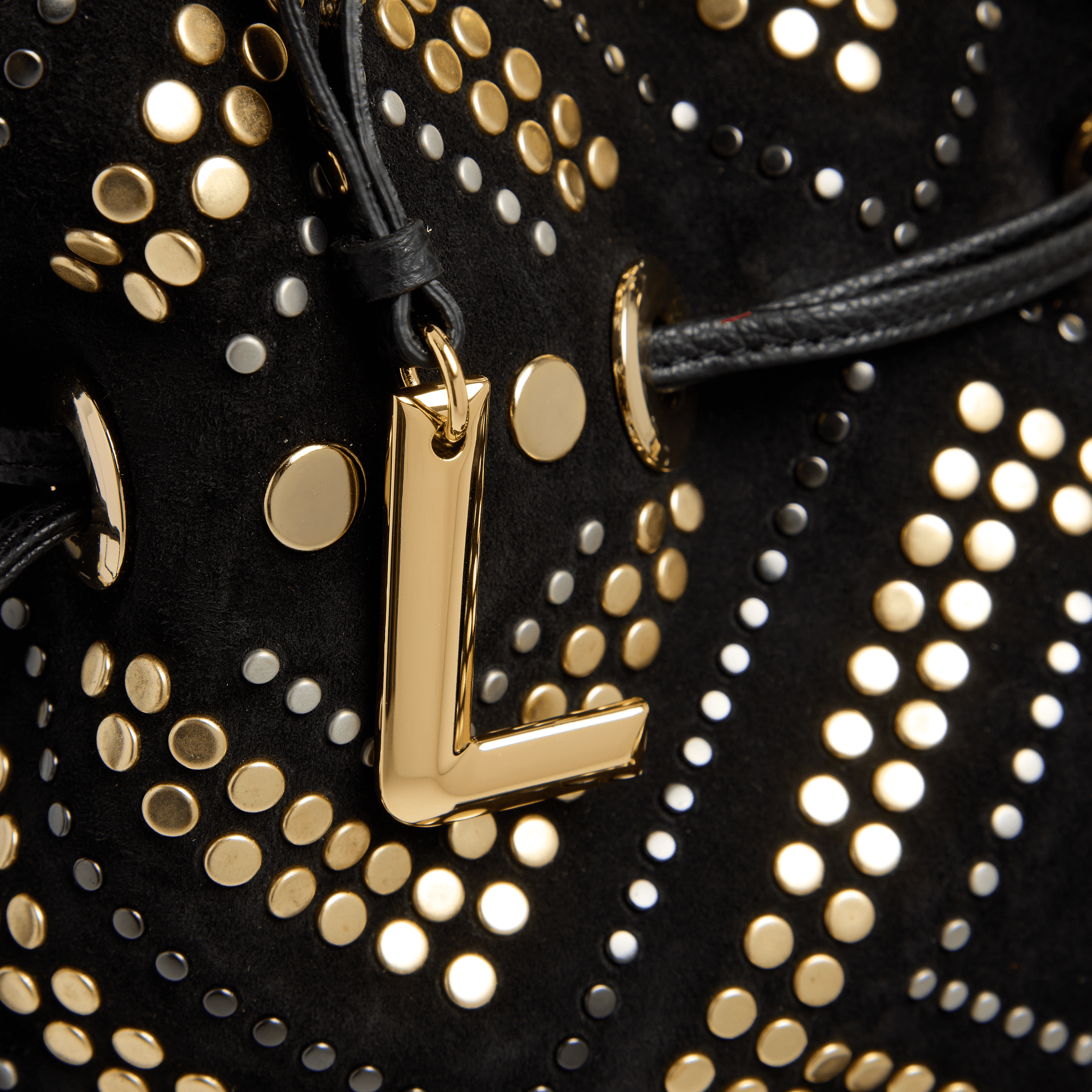 Handtas eerste flirt capsule 150 jaar in kalfsleer LANCEL Zwart