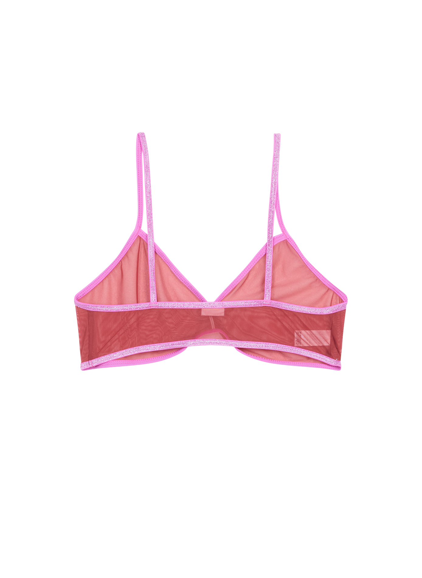 Georgia transparent bra LA NOUVELLE Red