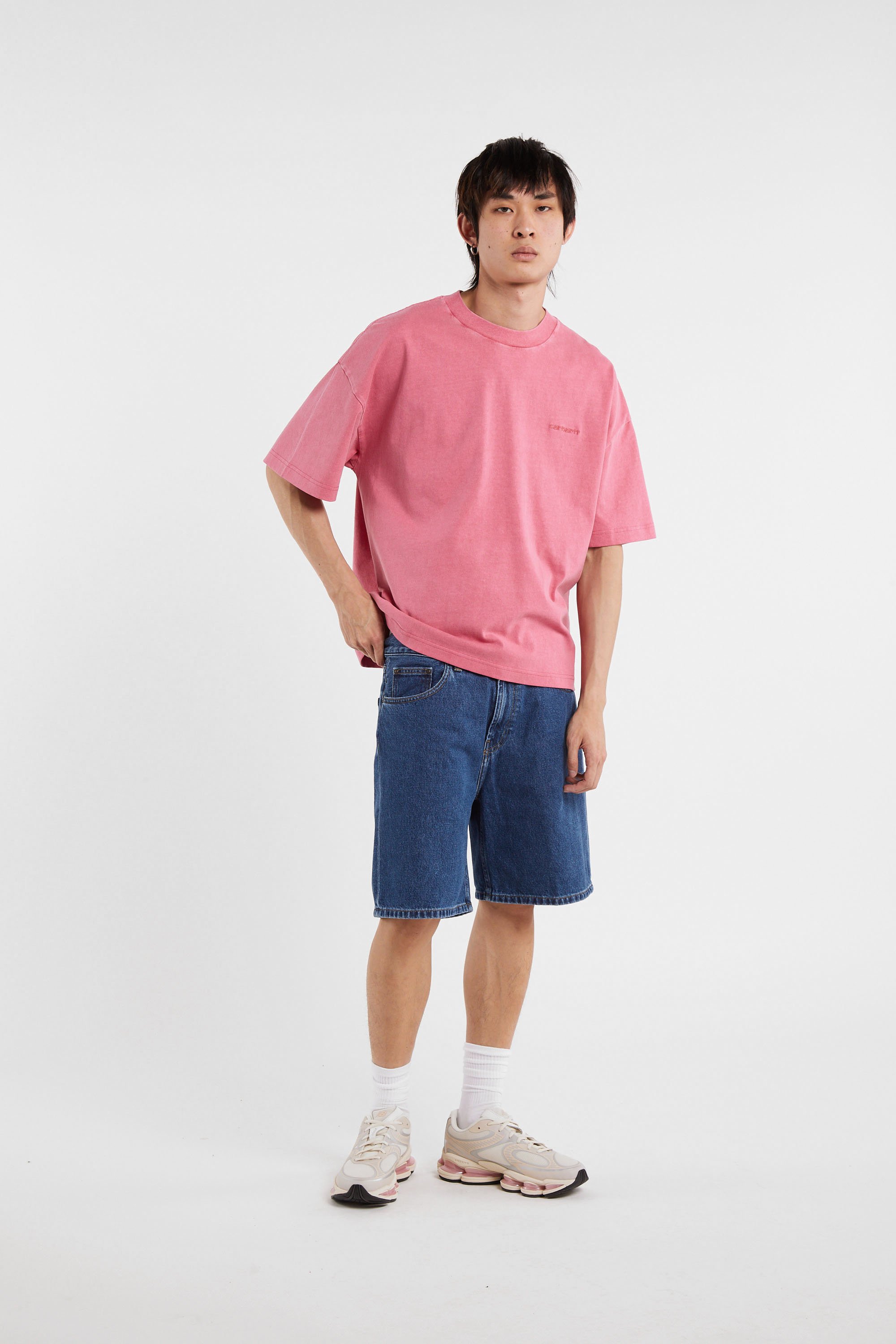 T-shirt s/s benton t-shirt CARHARTT WIP Rose