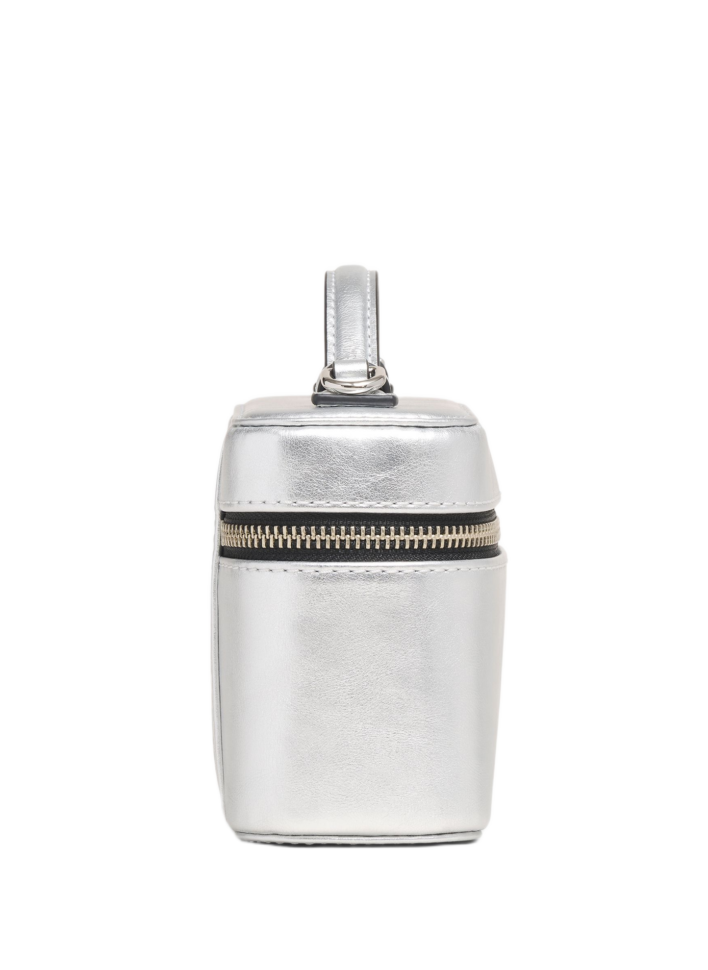 Pochette The Scene Vanity en cuir métallisé MARC JACOBS Argent