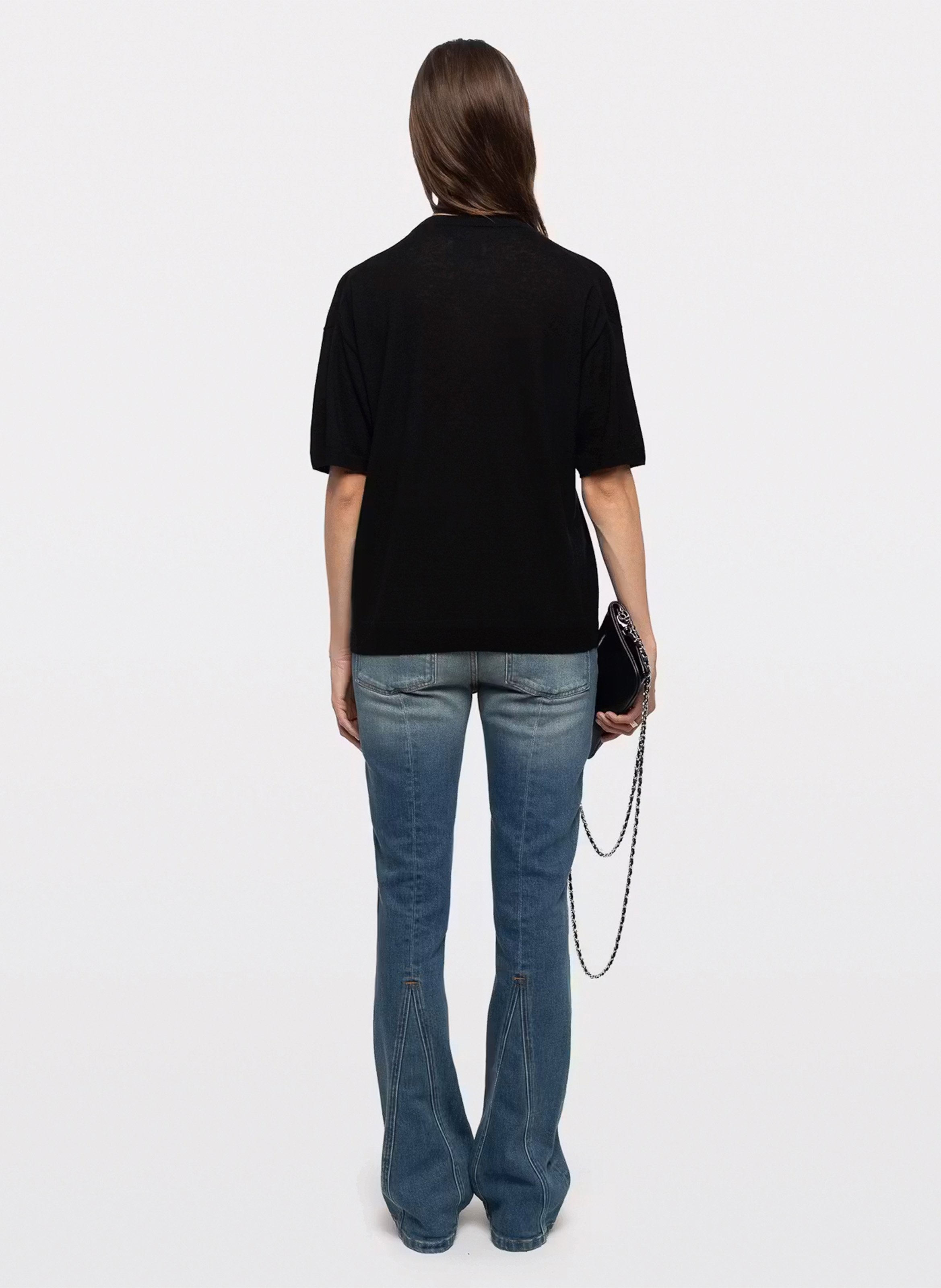 Pull droit en cachemire idaz ZADIG&VOLTAIRE Noir
