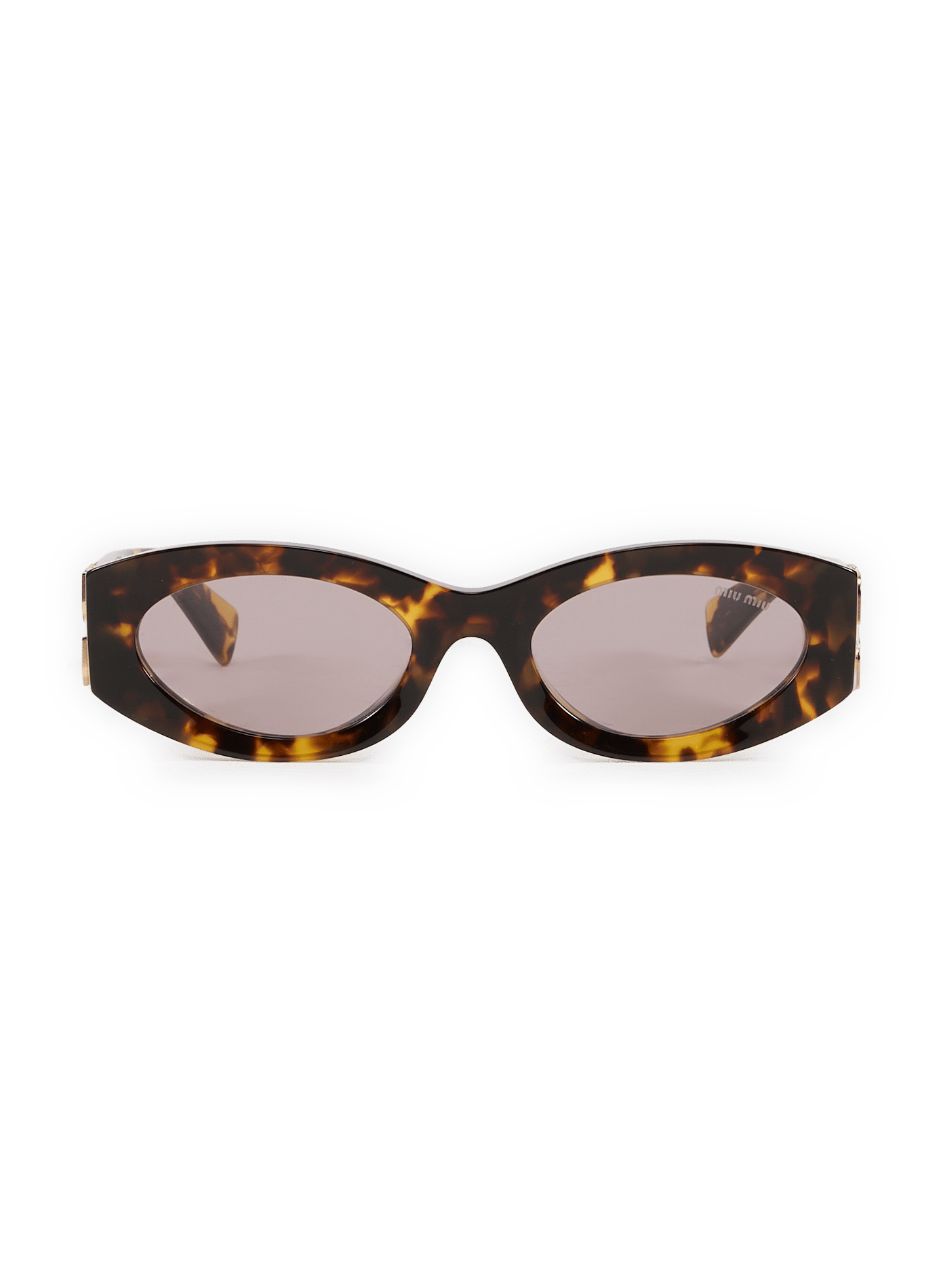 Lunettes de soleil MIU MIU Marron