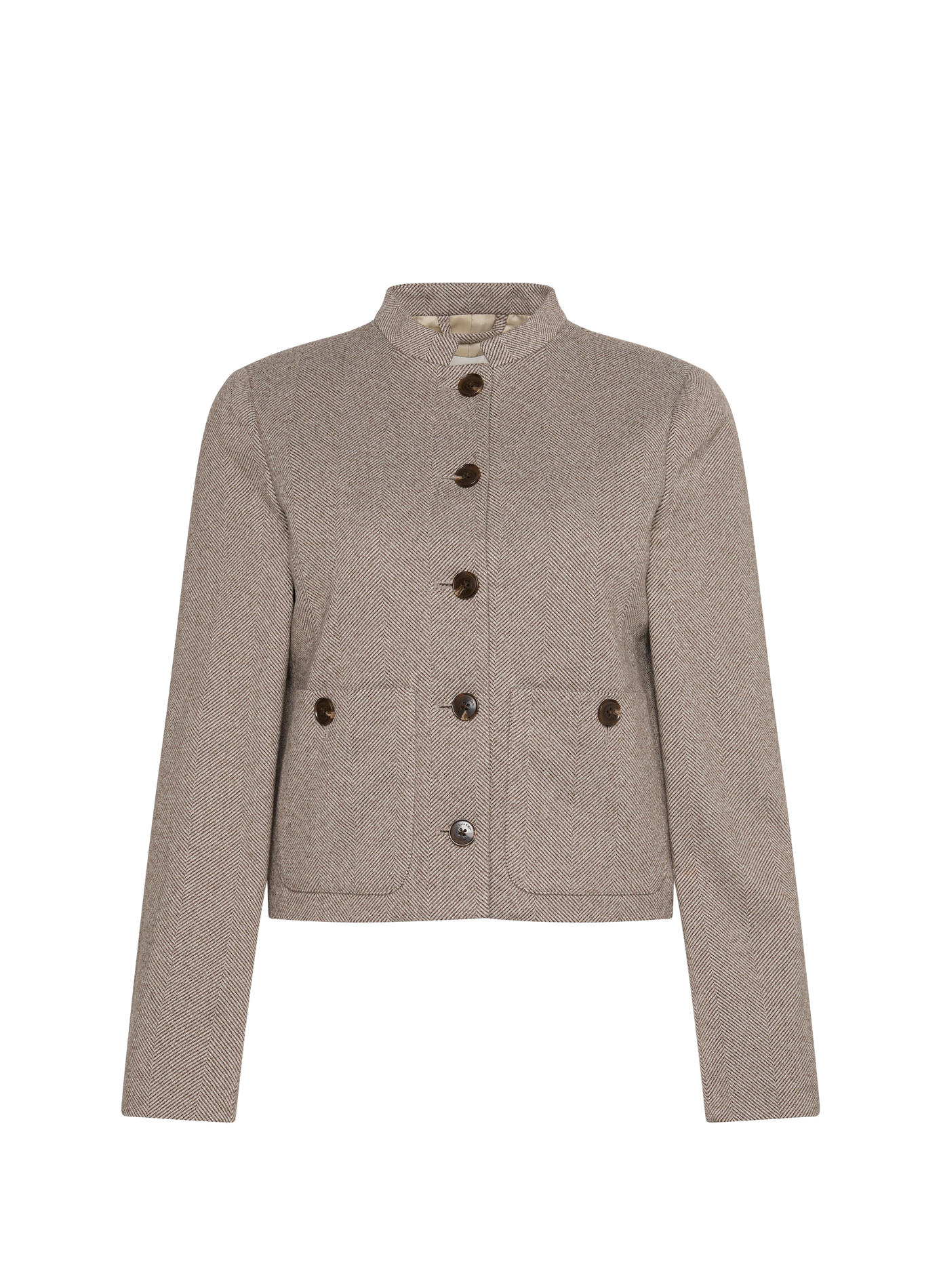 Jas met opstaande kraag CALVIN KLEIN Beige