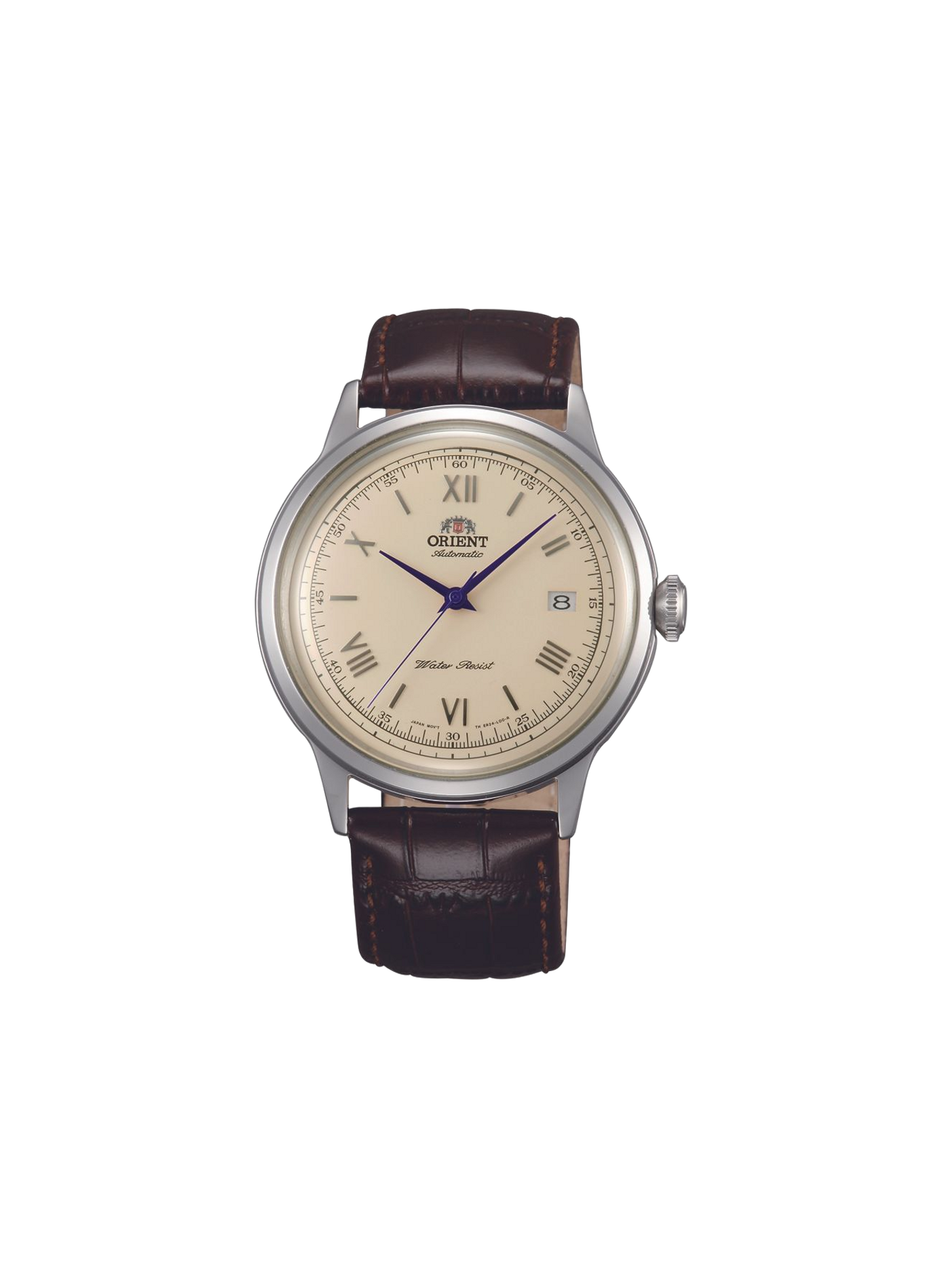 Automatische Bambino Uhr aus Leder ORIENT Beige