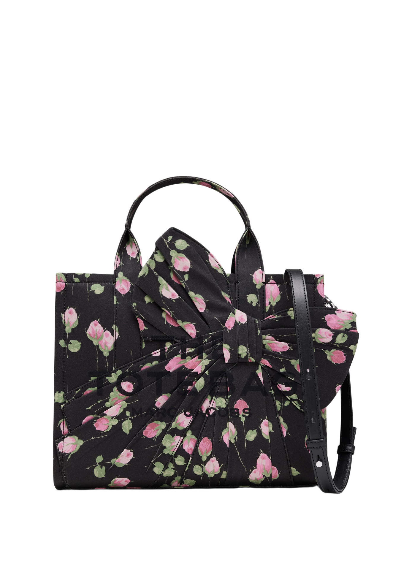 Bolso tote The Tote bag estampado en algodón MARC JACOBS Negro