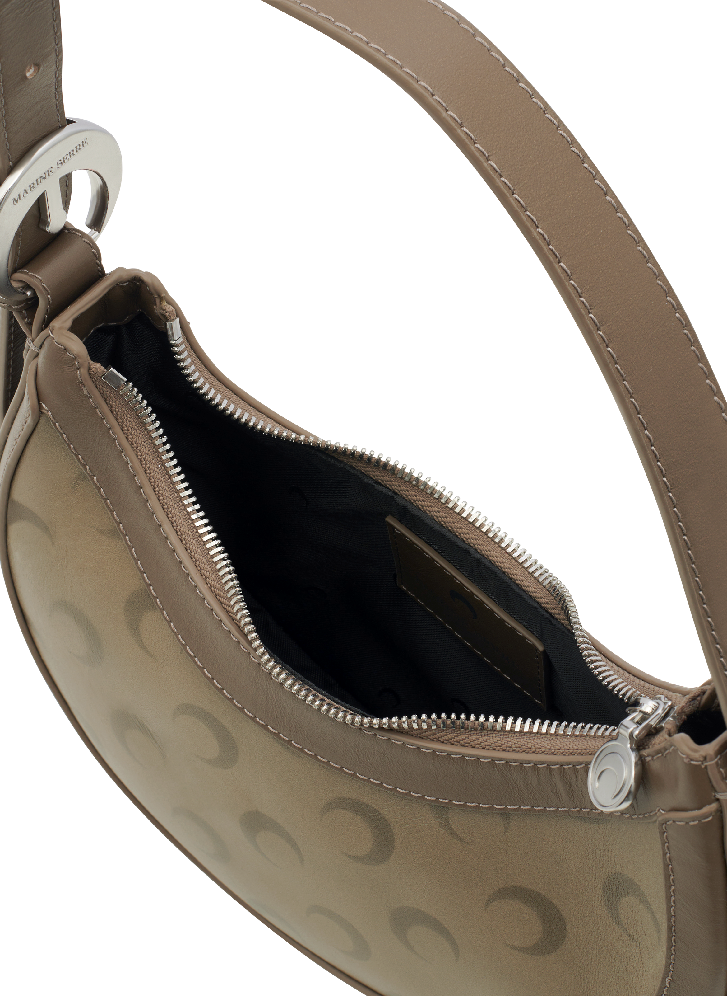 Sac moon eclips mini en cuir délavé MARINE SERRE Beige