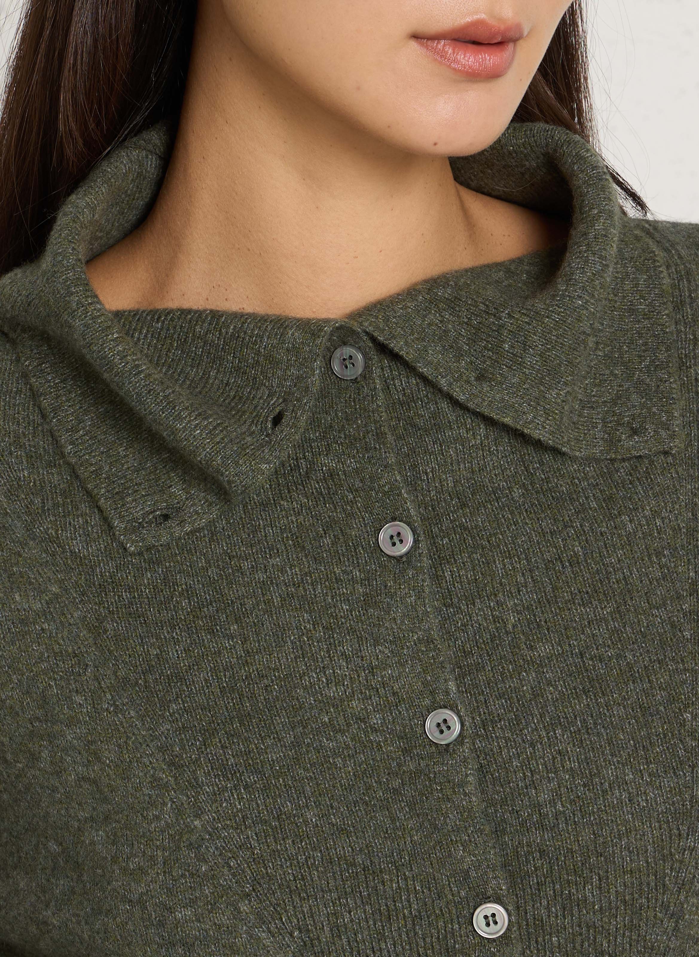 Pull oversize en laine alexander MAISON 123 Vert