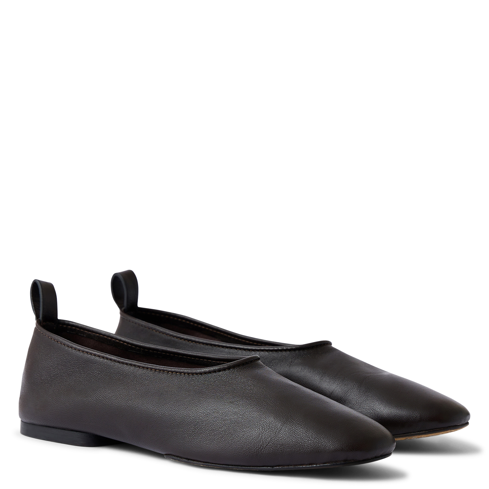 Ballerines en cuir bala SOEUR Noir