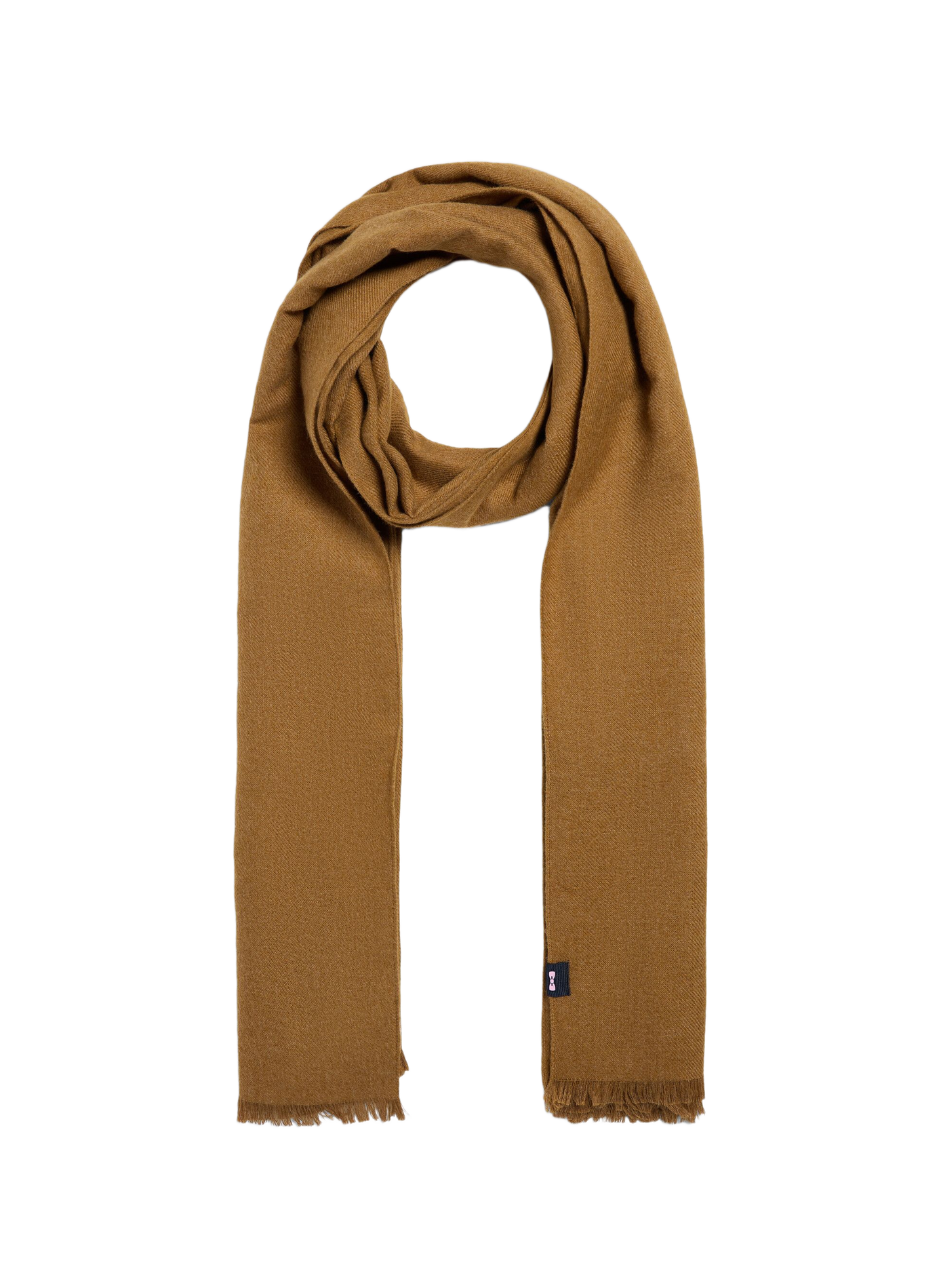 Echarpe chinée à petites franges EDEN PARK Marron