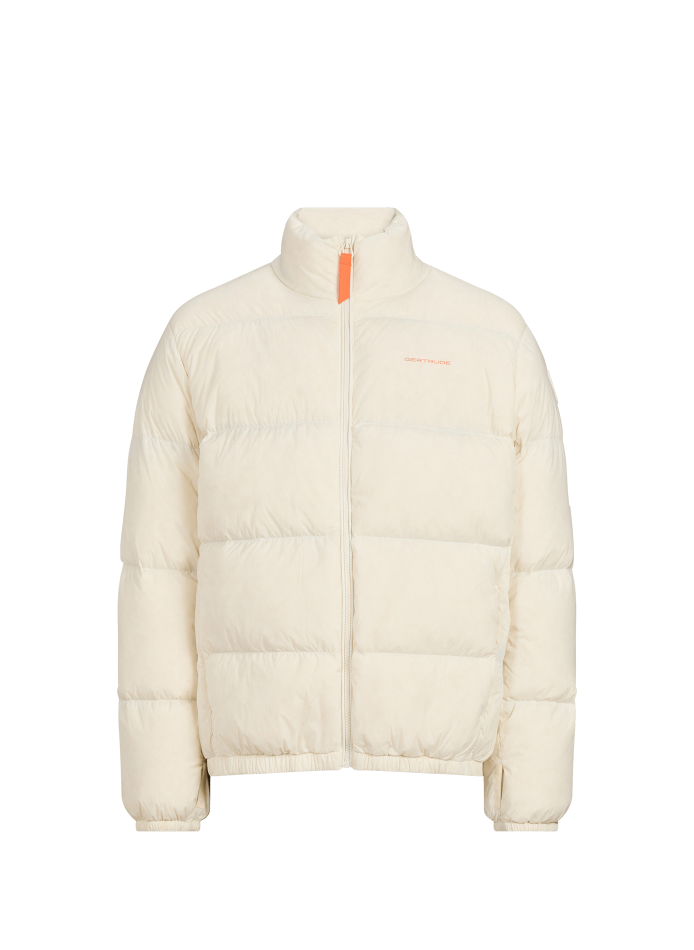 Straight cut Arthur padded jacket with high collar GERTRUDE Beige