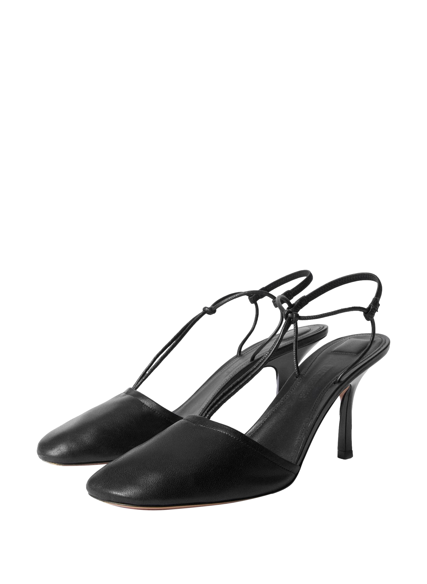 Les sandales Pina de piel de cordero JACQUEMUS Negro