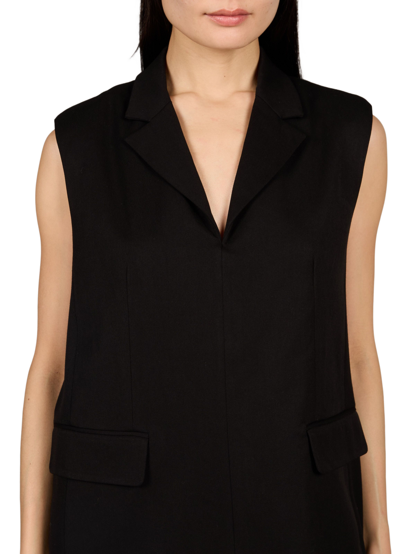 Straight lace dress OBJECT Black