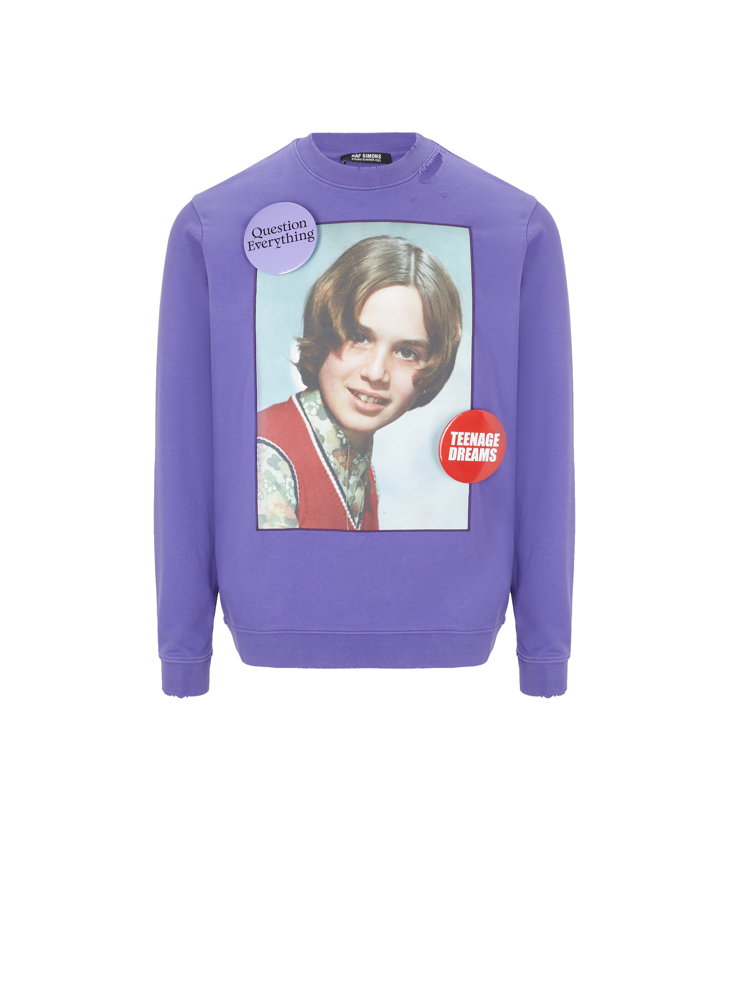 Pull à col rond imprimé