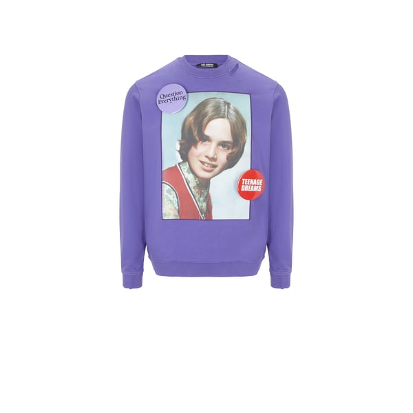 Pull à col rond imprimé