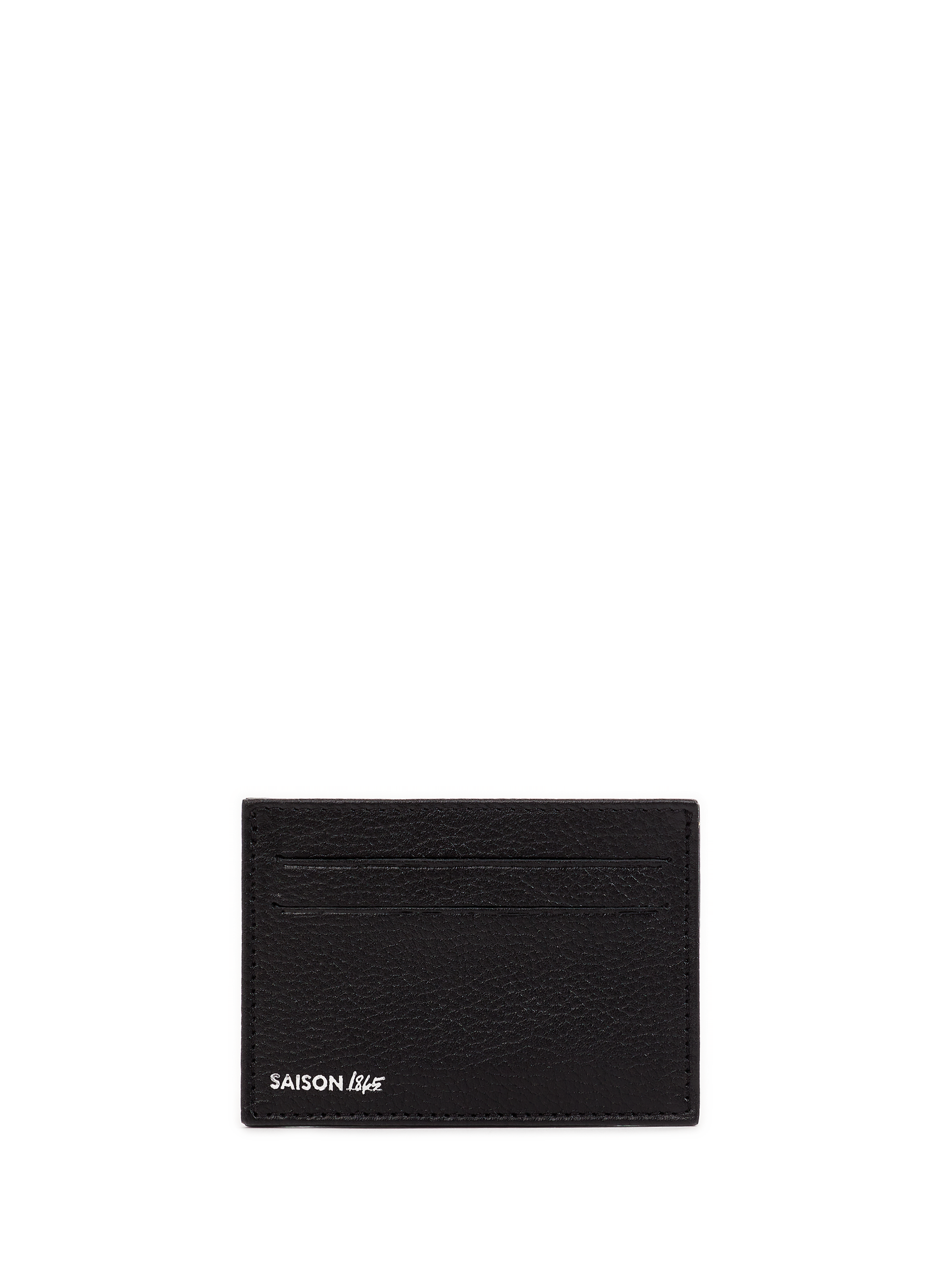 SAISON 1865 Leather card holder Black