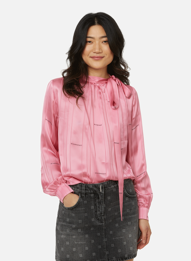Satin pussy-bow blouse GIVENCHY