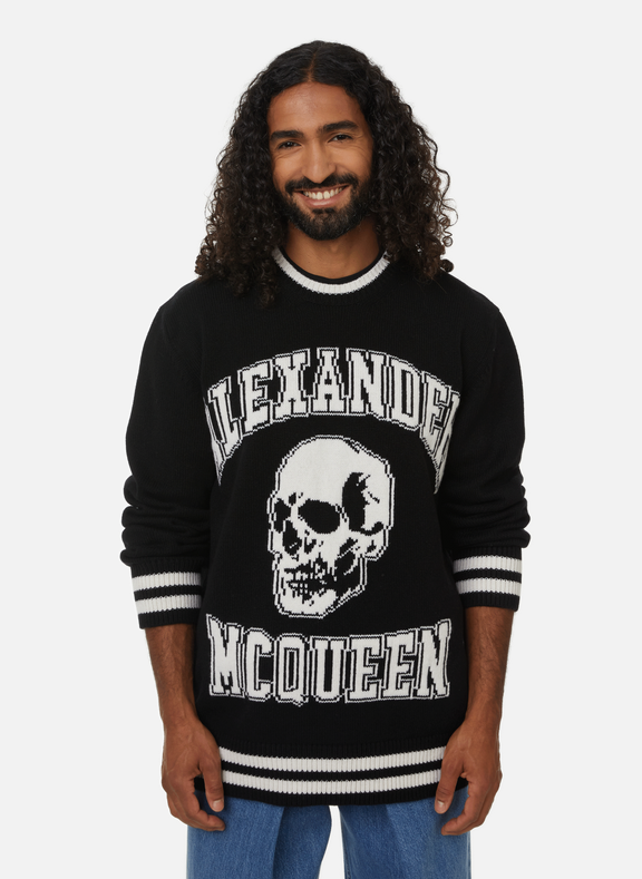 ALEXANDER MCQUEEN Wool and cashmere jumper Black
