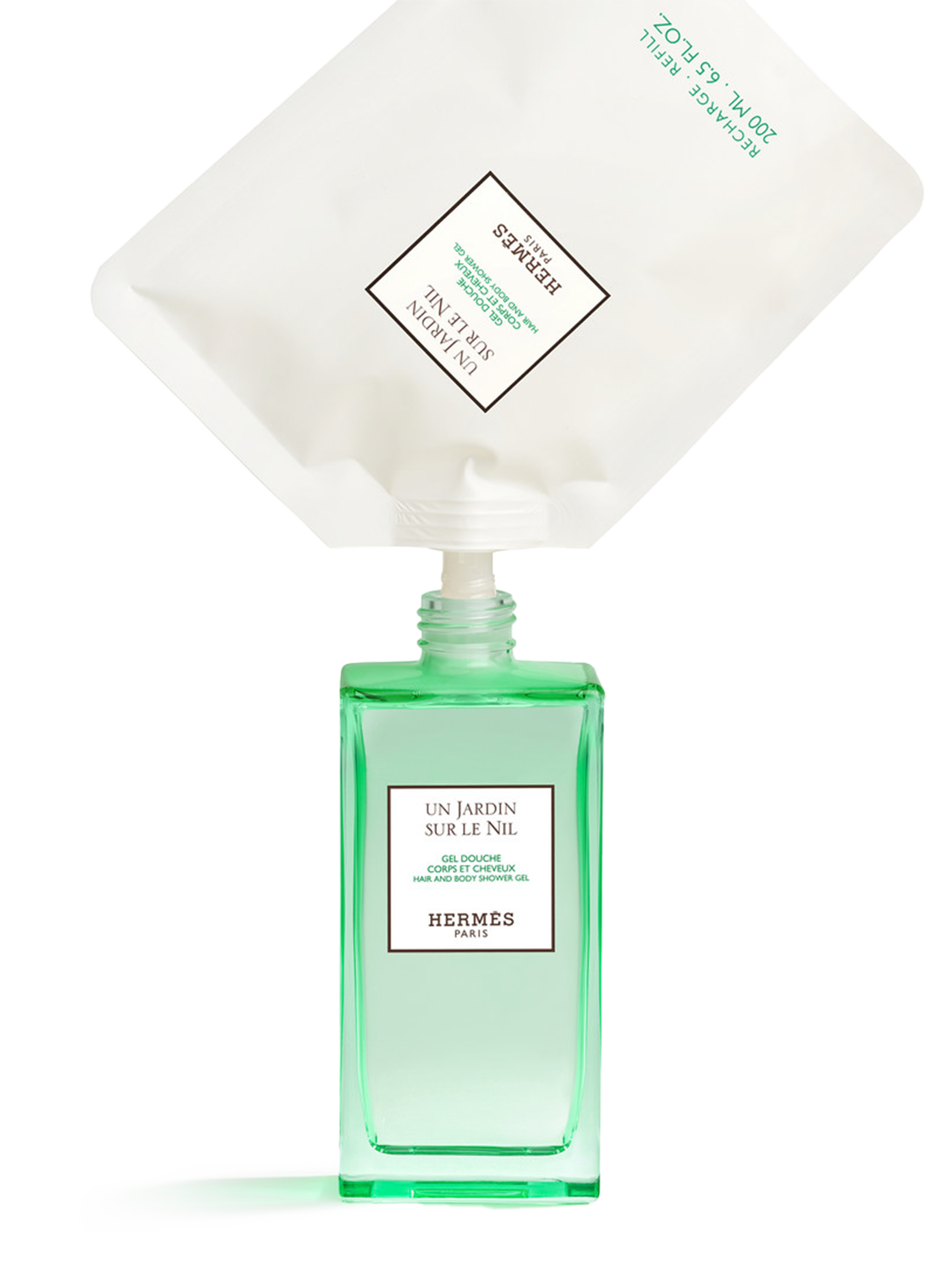 Un Jardin sur le Nil - Gel douche corps et cheveux HERMÈS No color