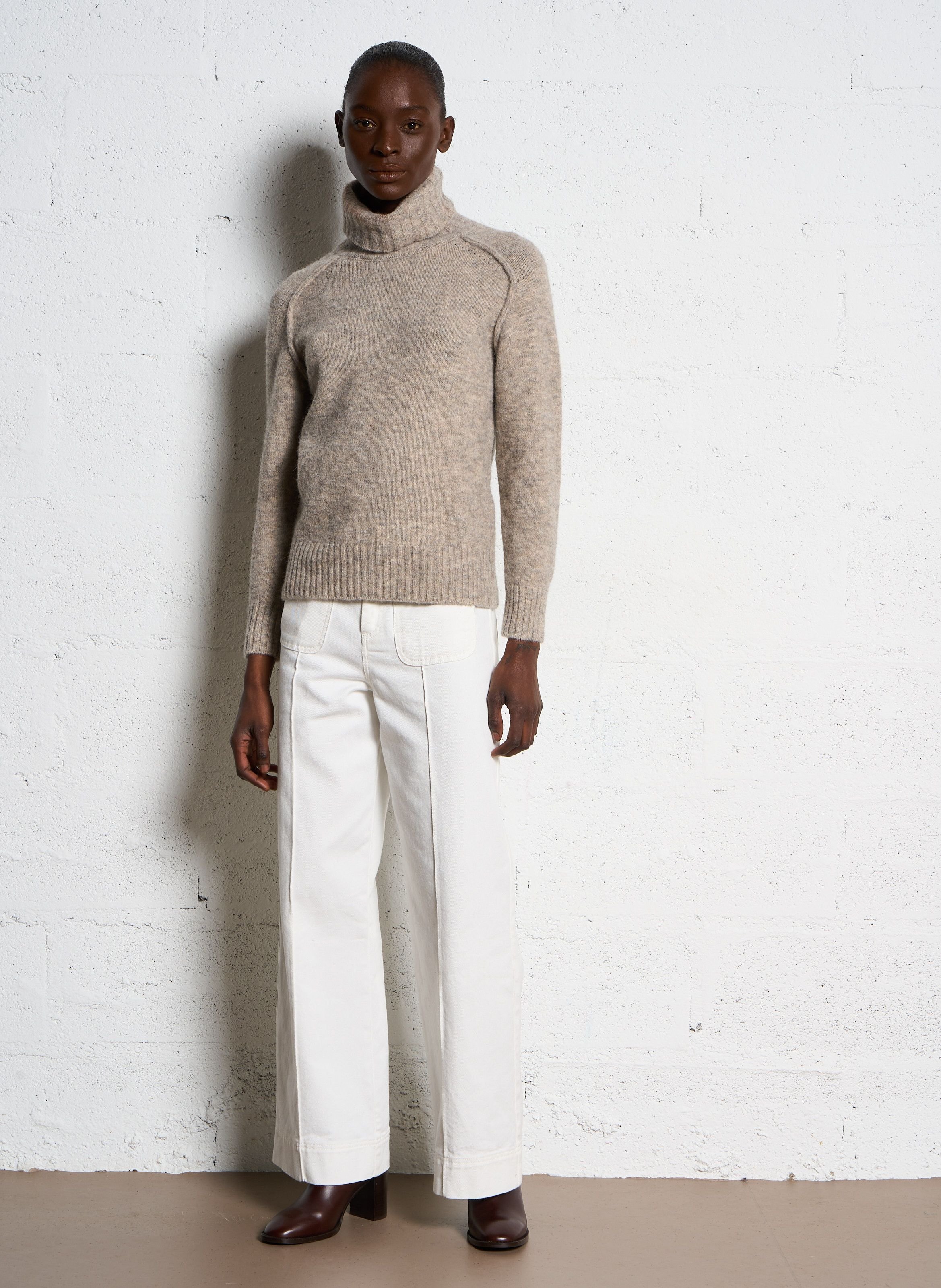 Jean large en coton harry SOEUR Blanc