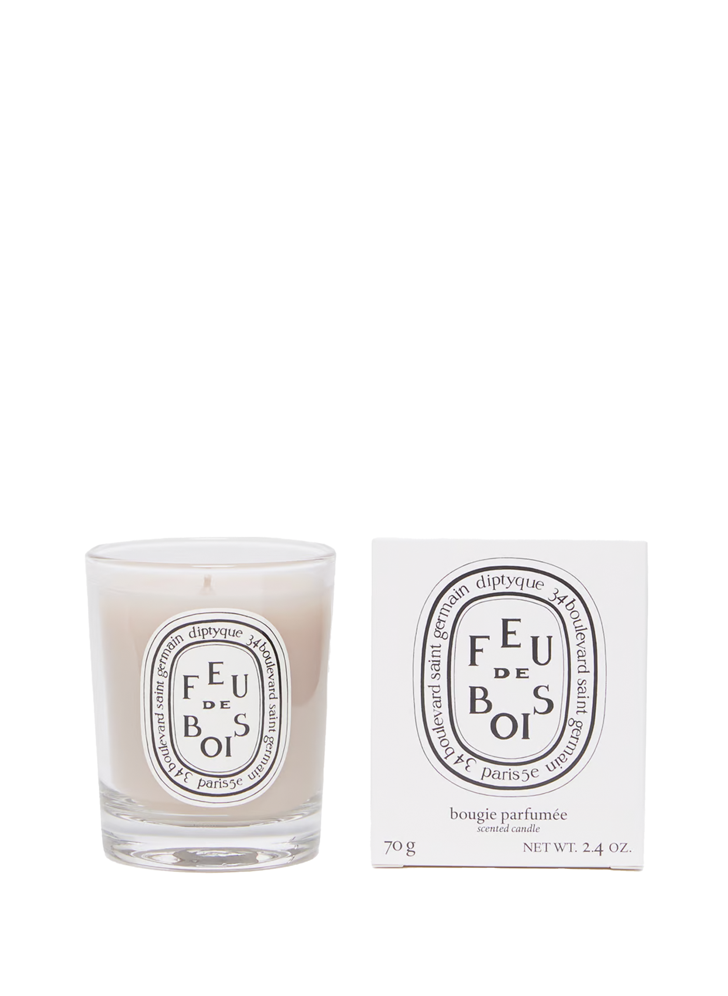 Bougie petit modèle Feu de Bois DIPTYQUE No color