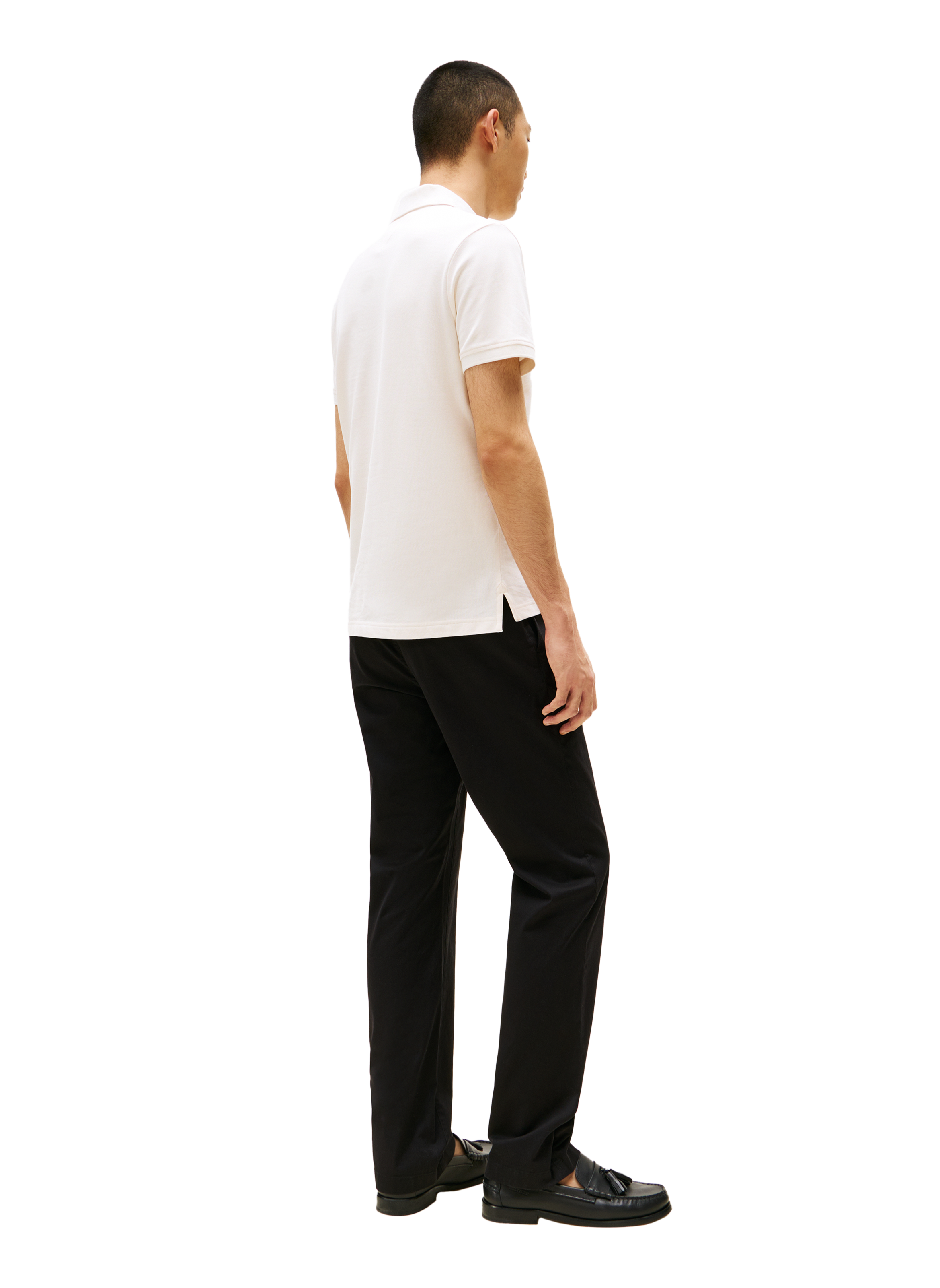 Cotton-blend polo shirt TOMMY HILFIGER Beige