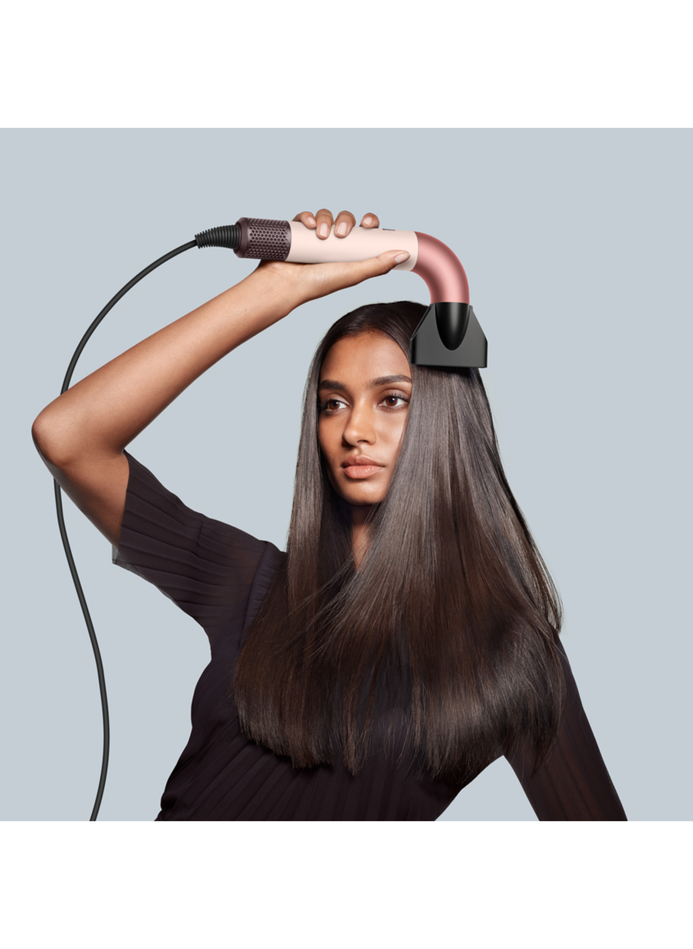 Supersonic R™ Straight to Wavy Hair Rose Gold and Ceramic DYSON No color