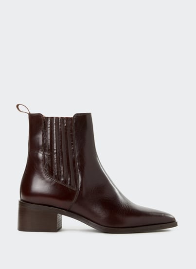 Bottines Beyoncé en cuir  Marron SAISON 1865