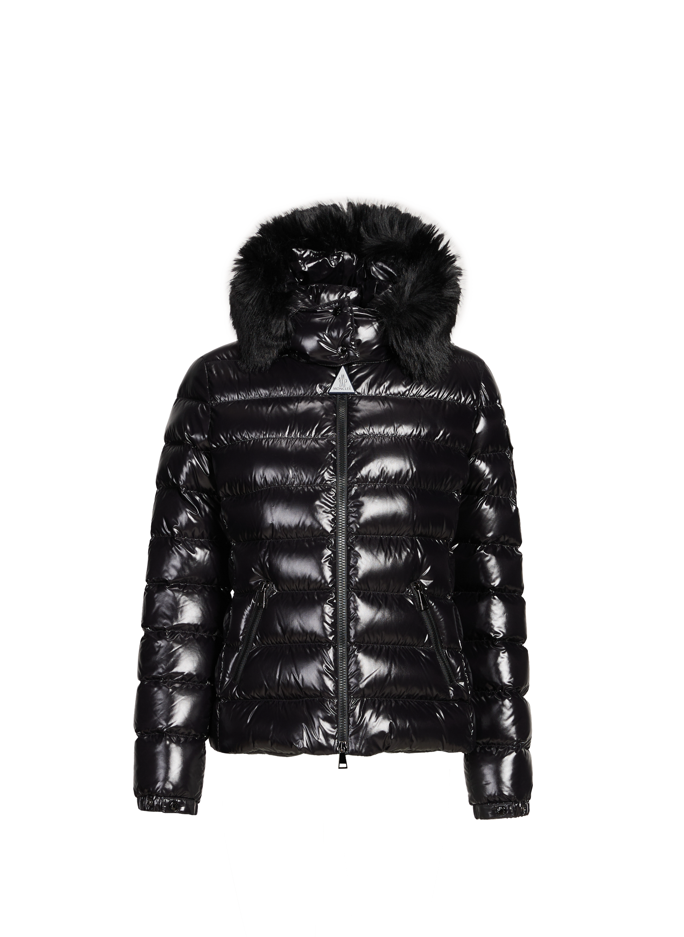 Hooded padded jacket MONCLER Black