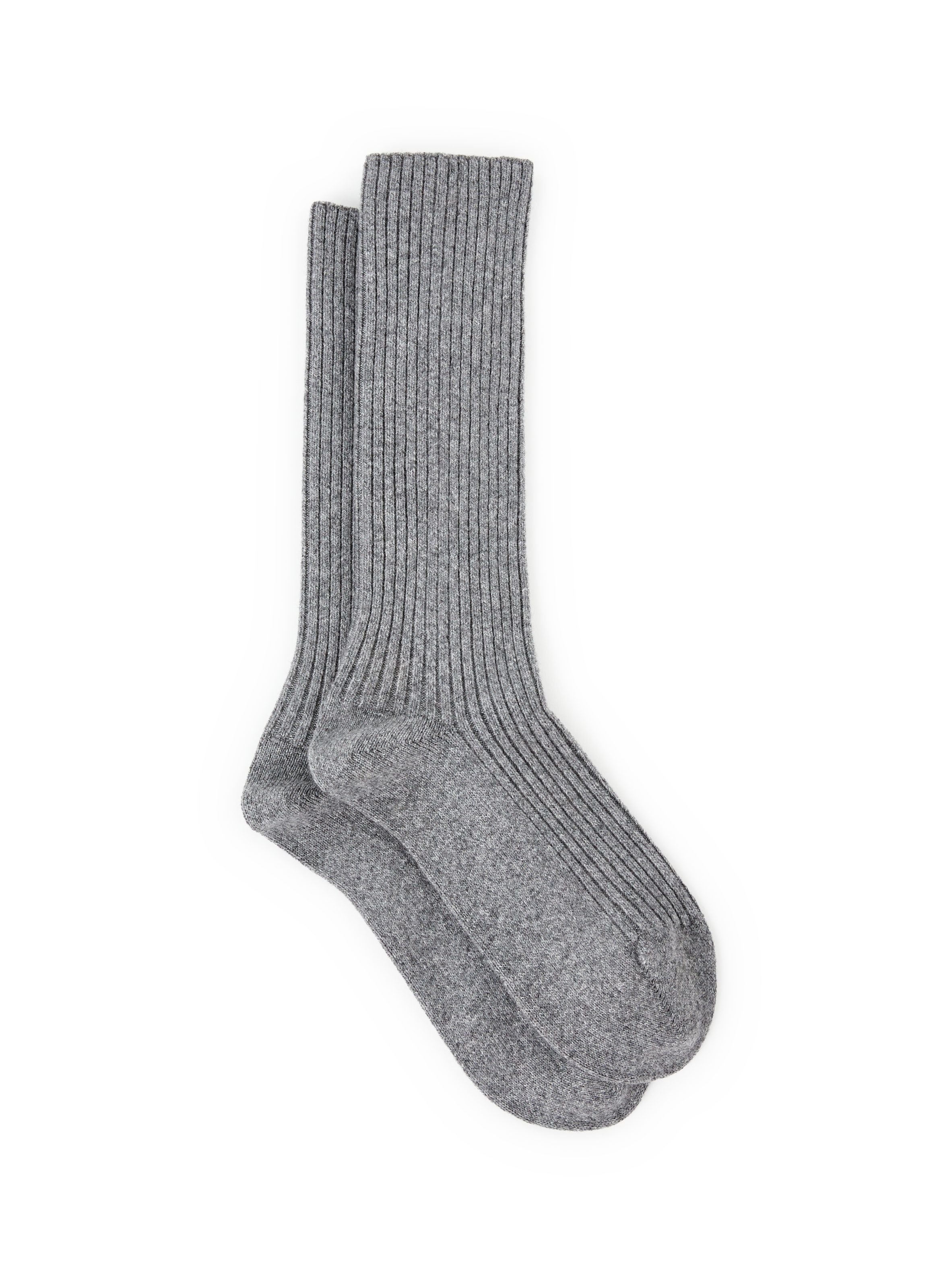 DORÉ DORÉ Wool and cashmere socks Grey