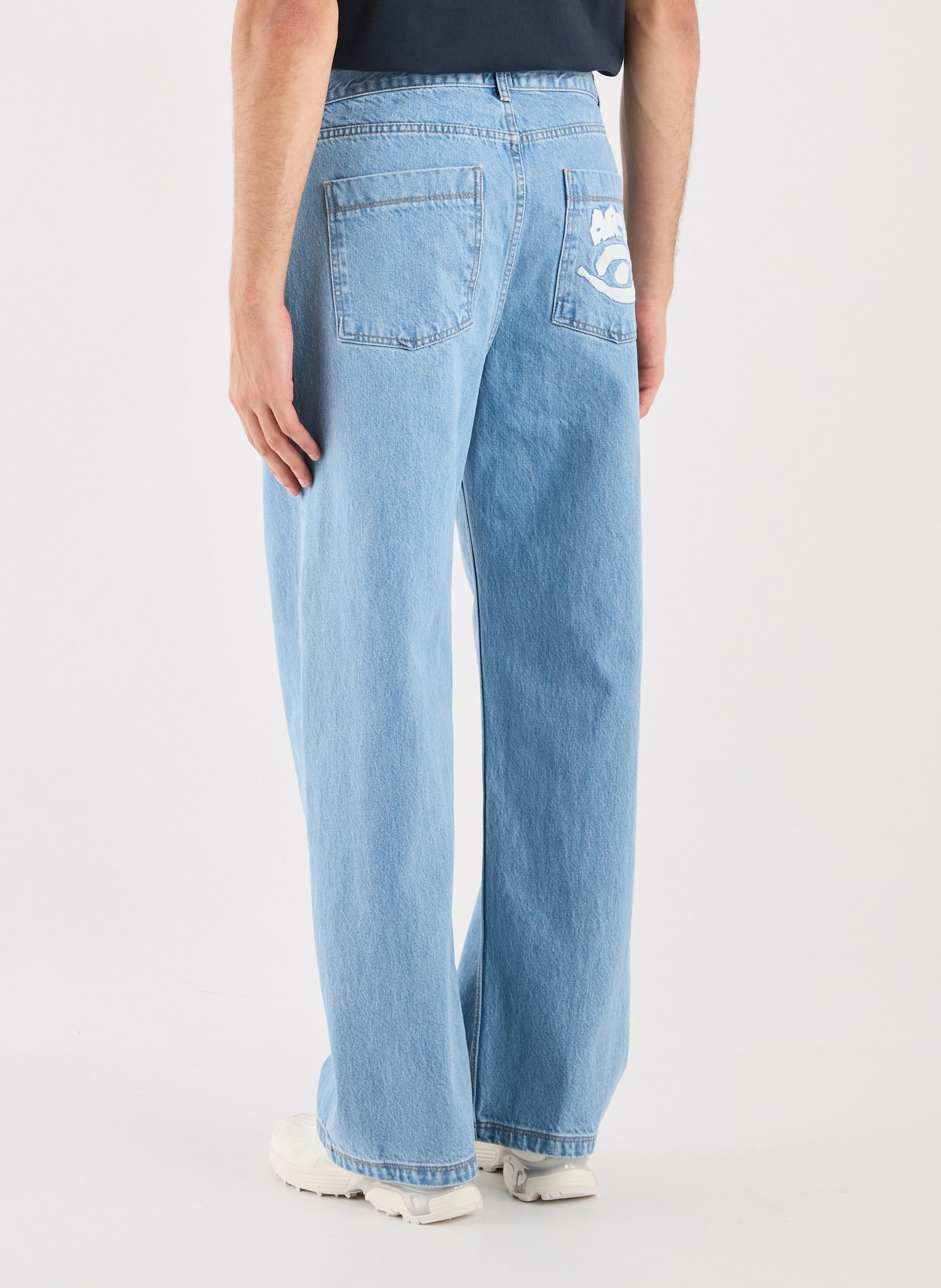 Loose cotton trousers ARTE ANTWERP Blue