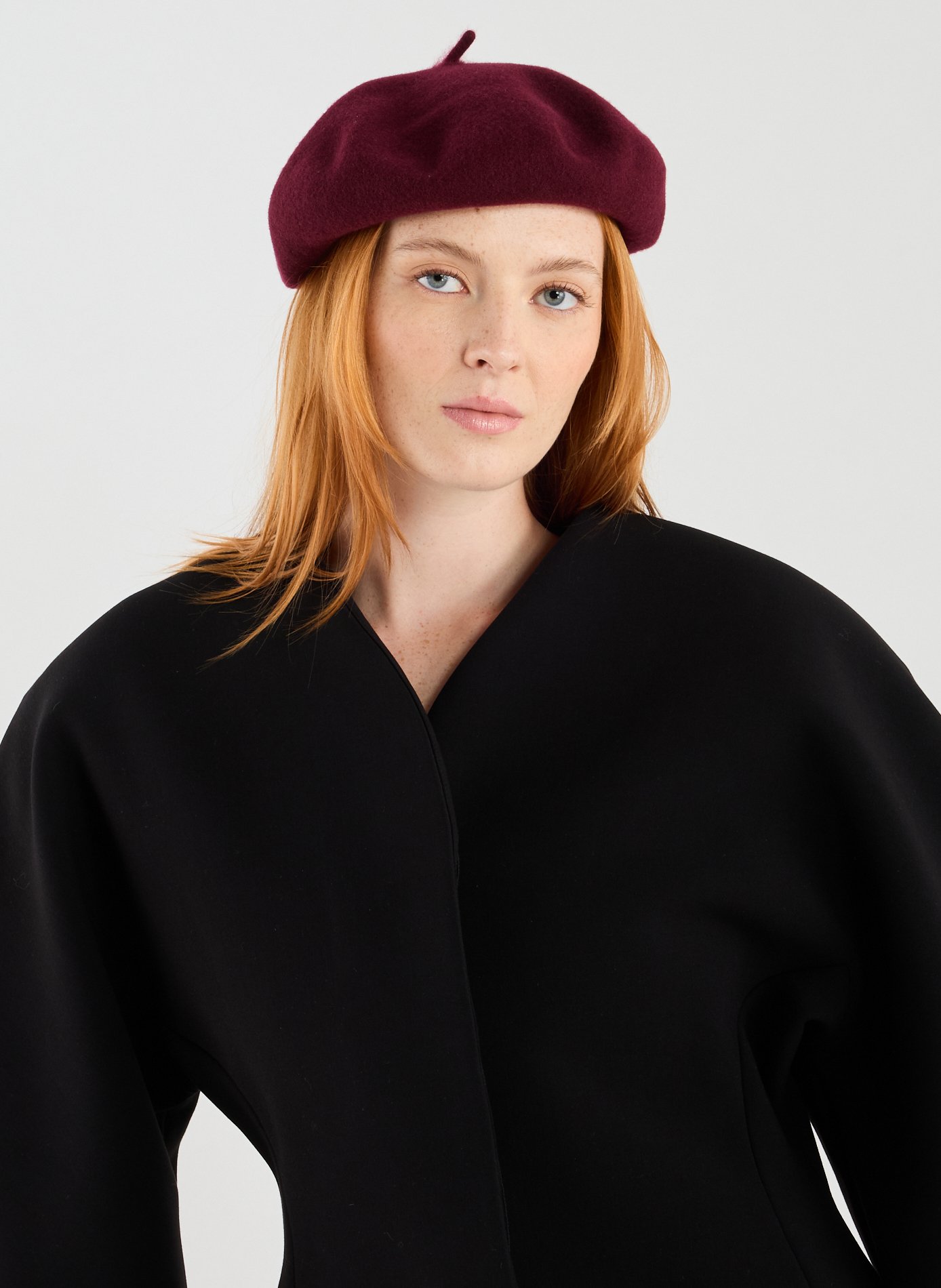 Béret en laine DORIA 1905 Rouge