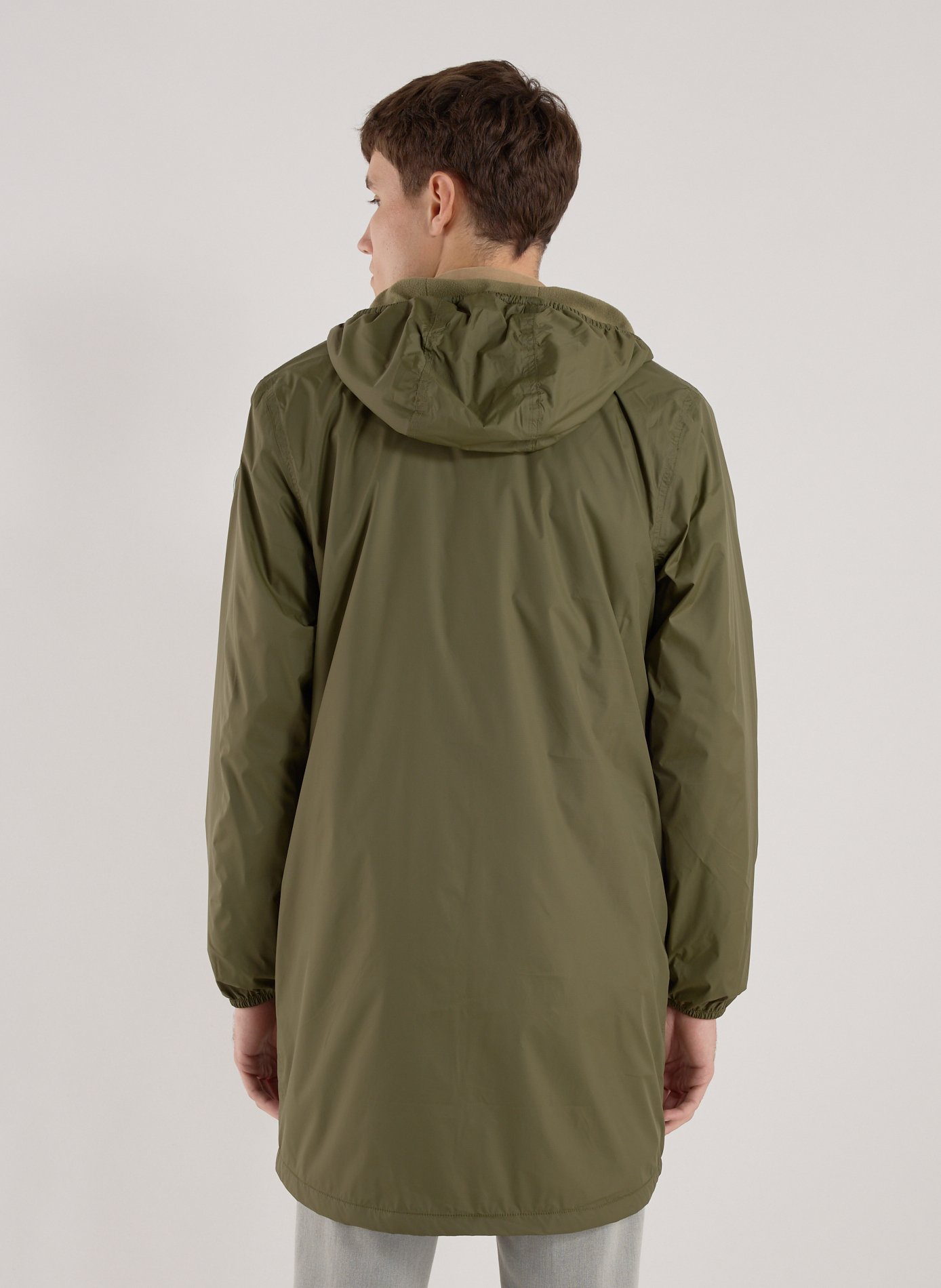 Parka à capuche mi-longue JOTT Kaki