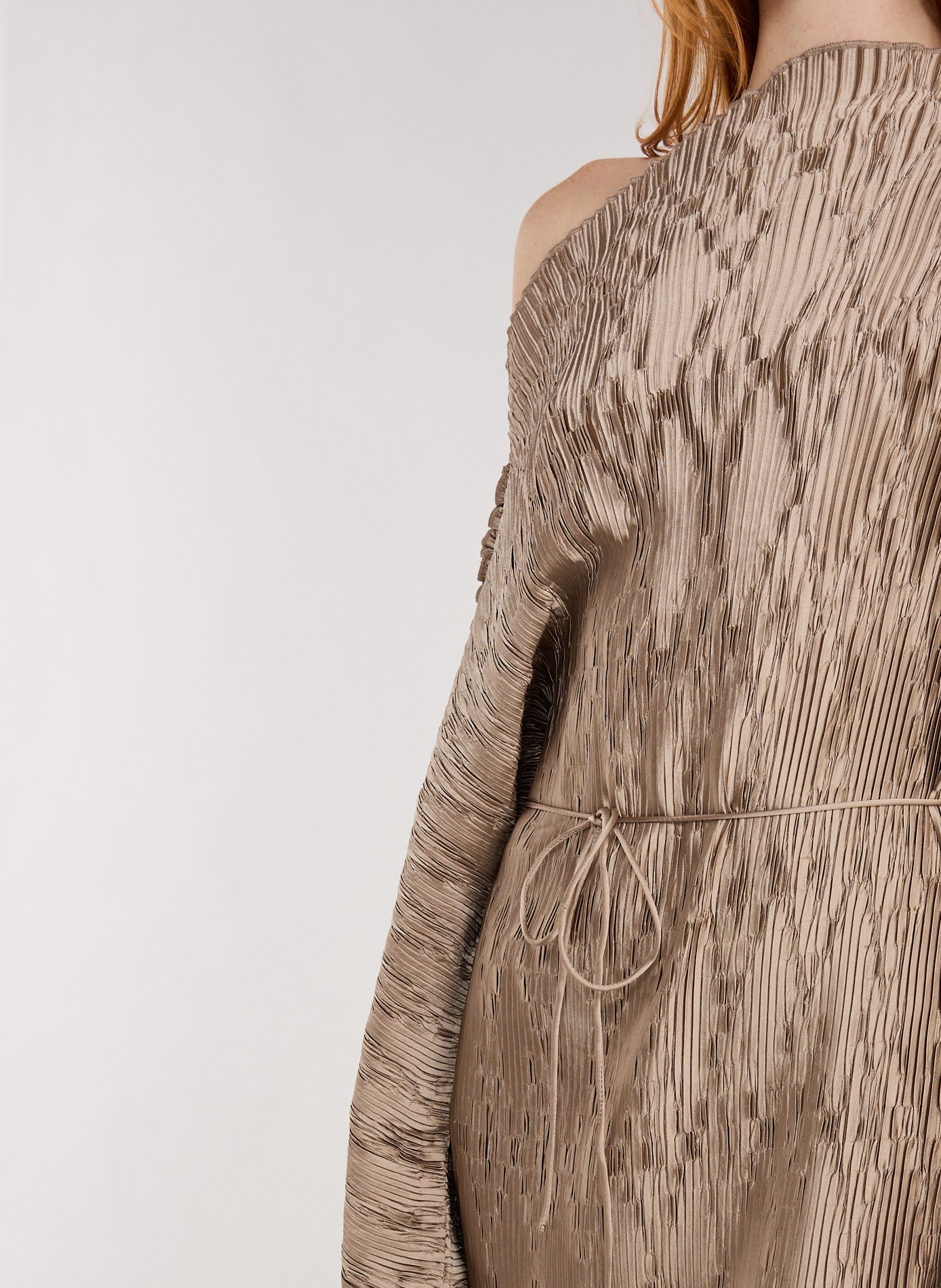 Robe longue ample Tralaido plissée BY MALENE BIRGER Beige