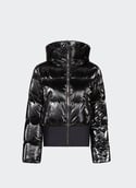 Quilted hooded jacket BOMBARDINO Black