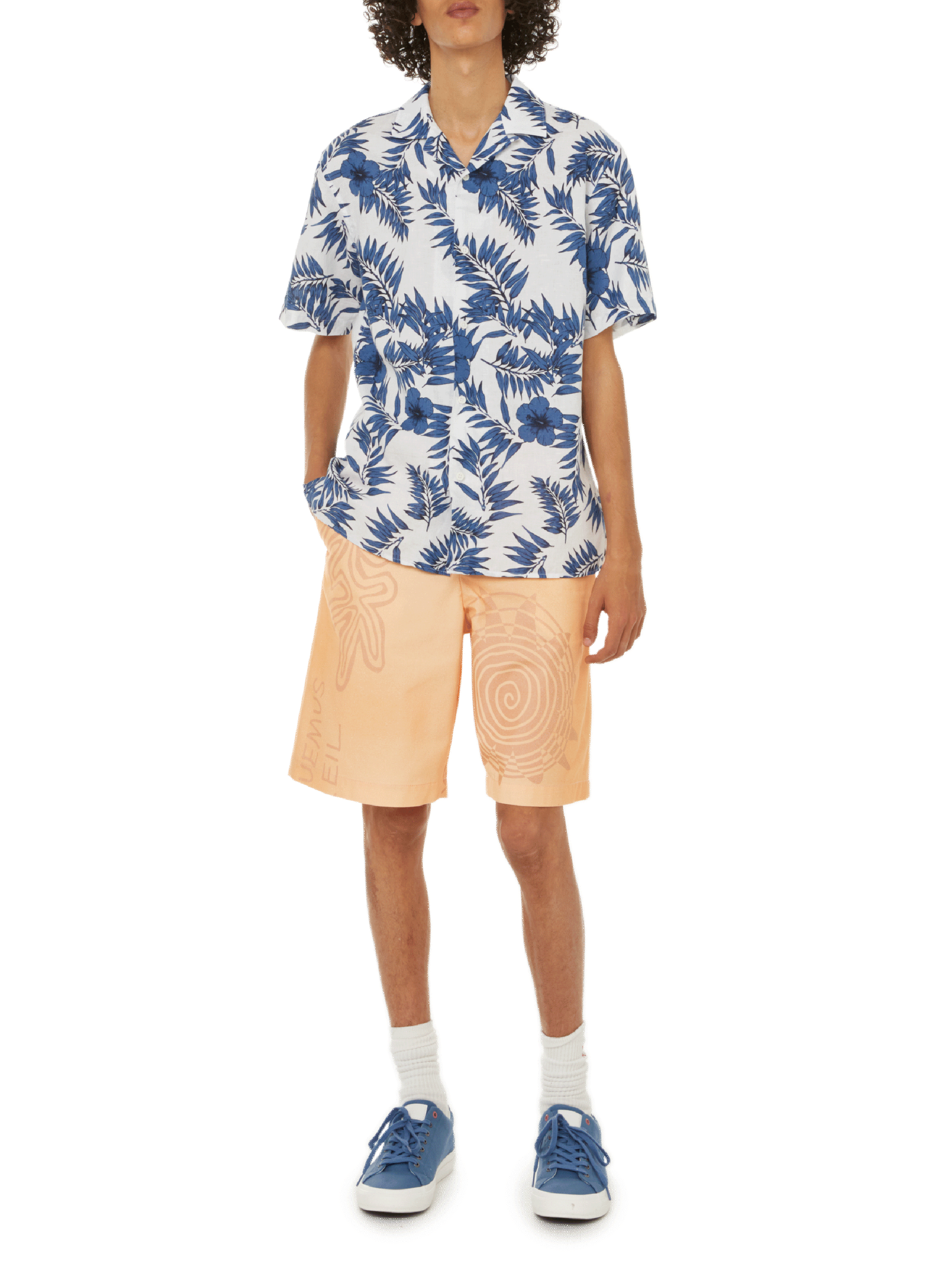 Le Short Tecido shorts  Orange