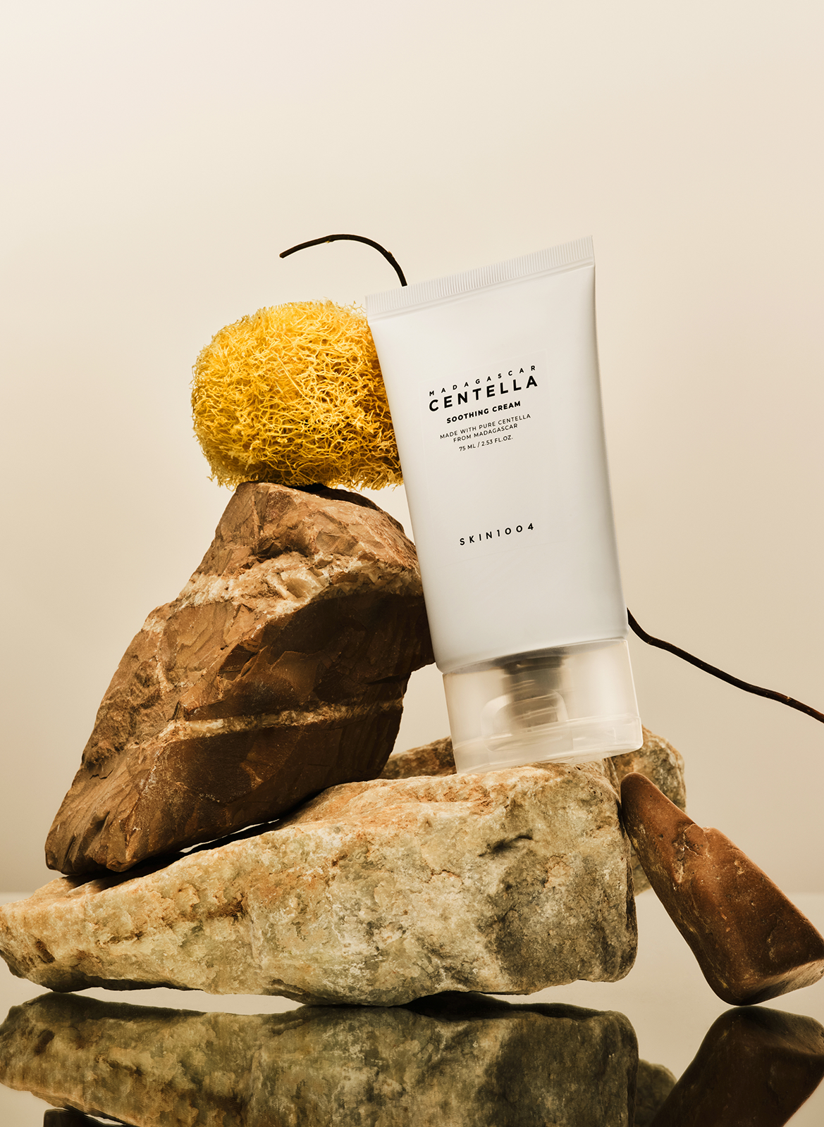 Crème apaisante à la centella asiatica No color