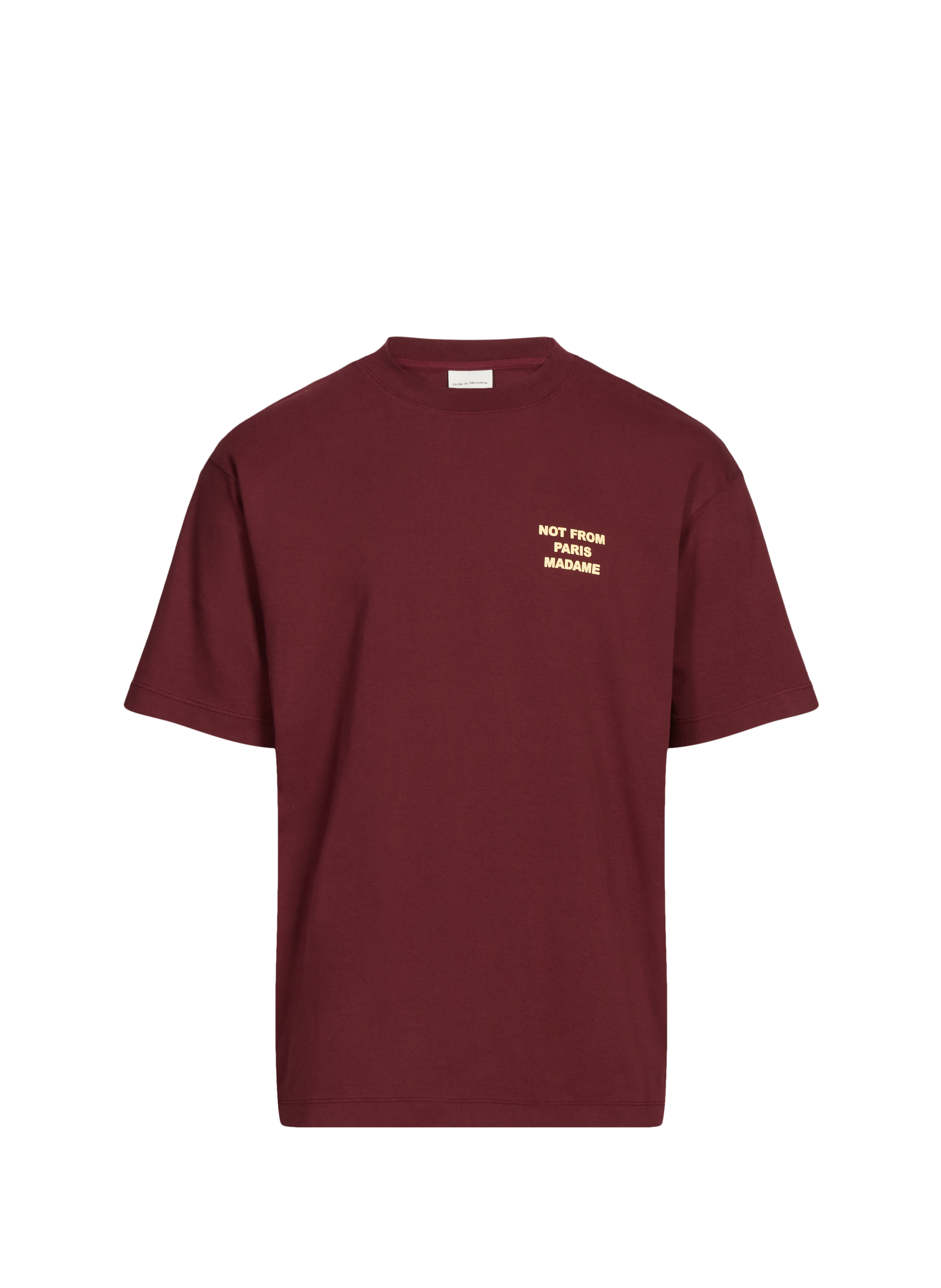 DROLE DE MONSIEUR Le T-shirt Slogan  Rouge