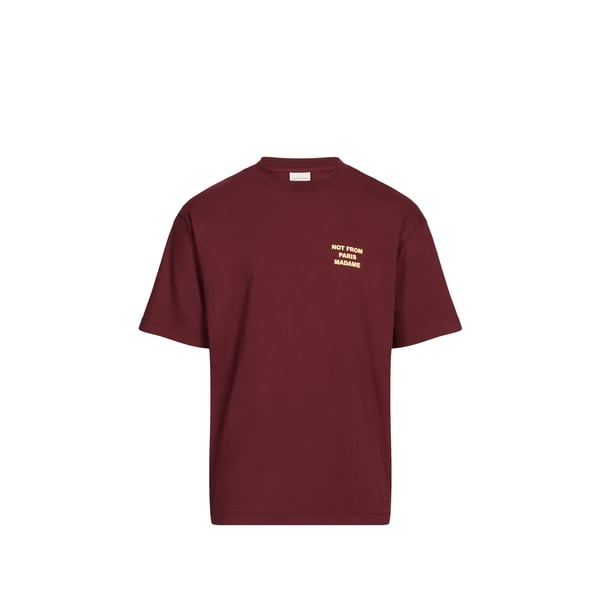 Le T-shirt Slogan Rouge XS Male
