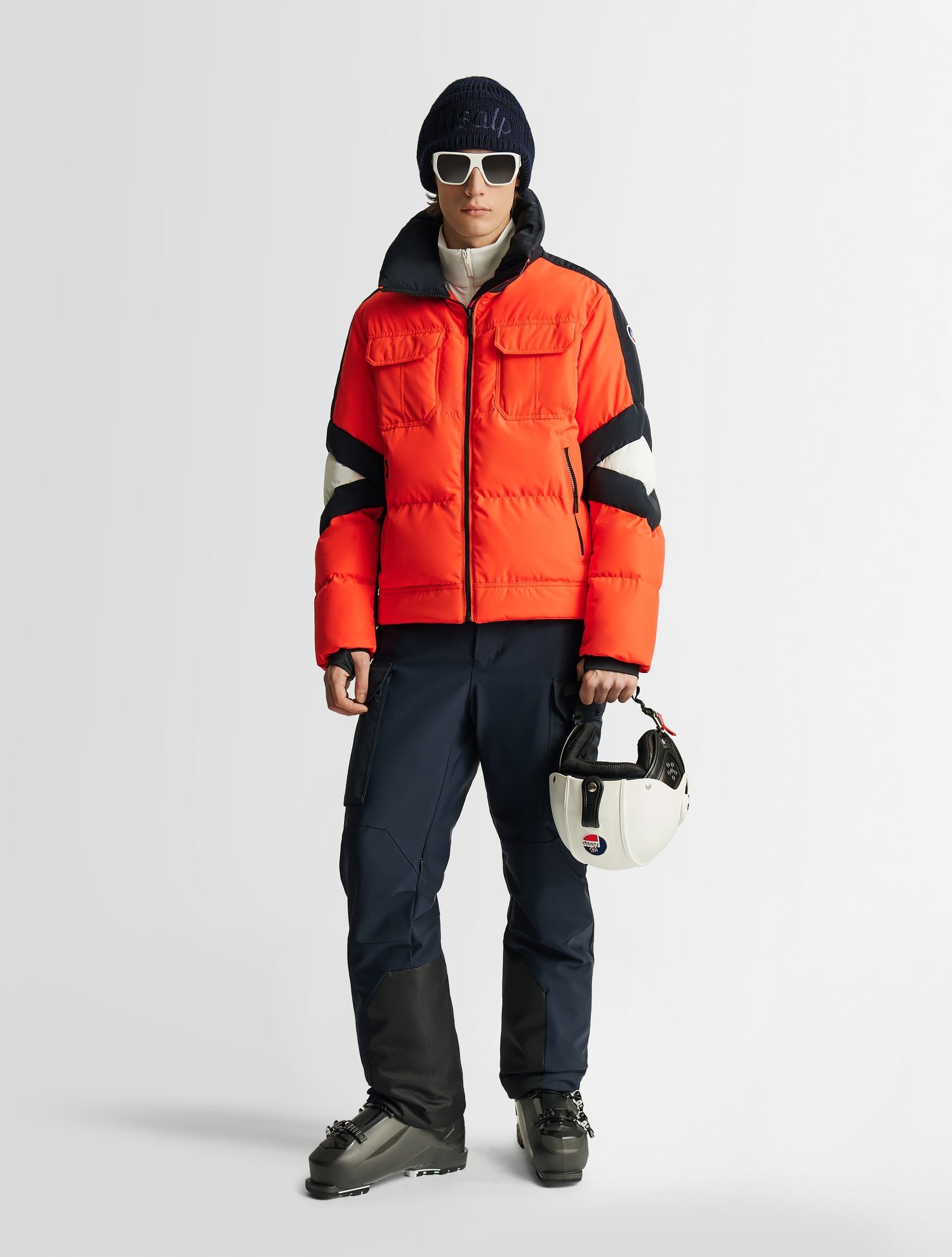 Veste de ski bottrix col tailleur coupe regular FUSALP Orange