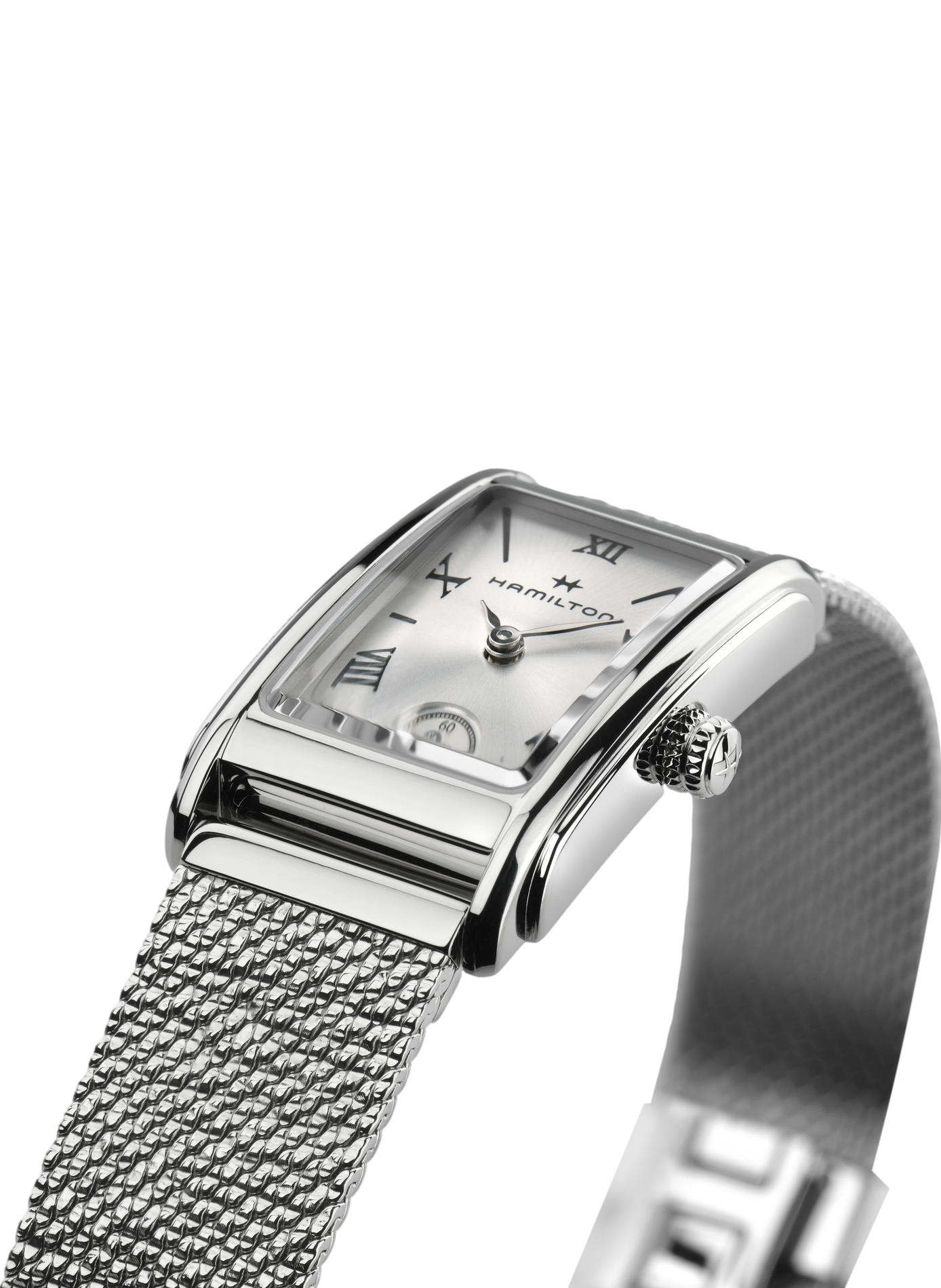 Montre à quartz en acier inoxydable HAMILTON Gris