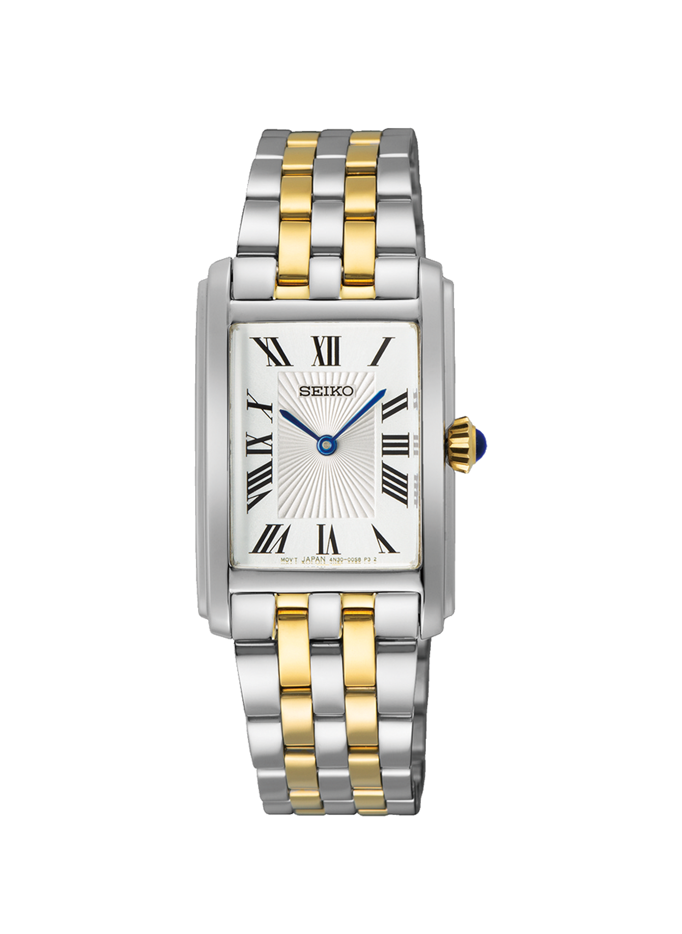 Montre en acier inoxydable SEIKO Marron