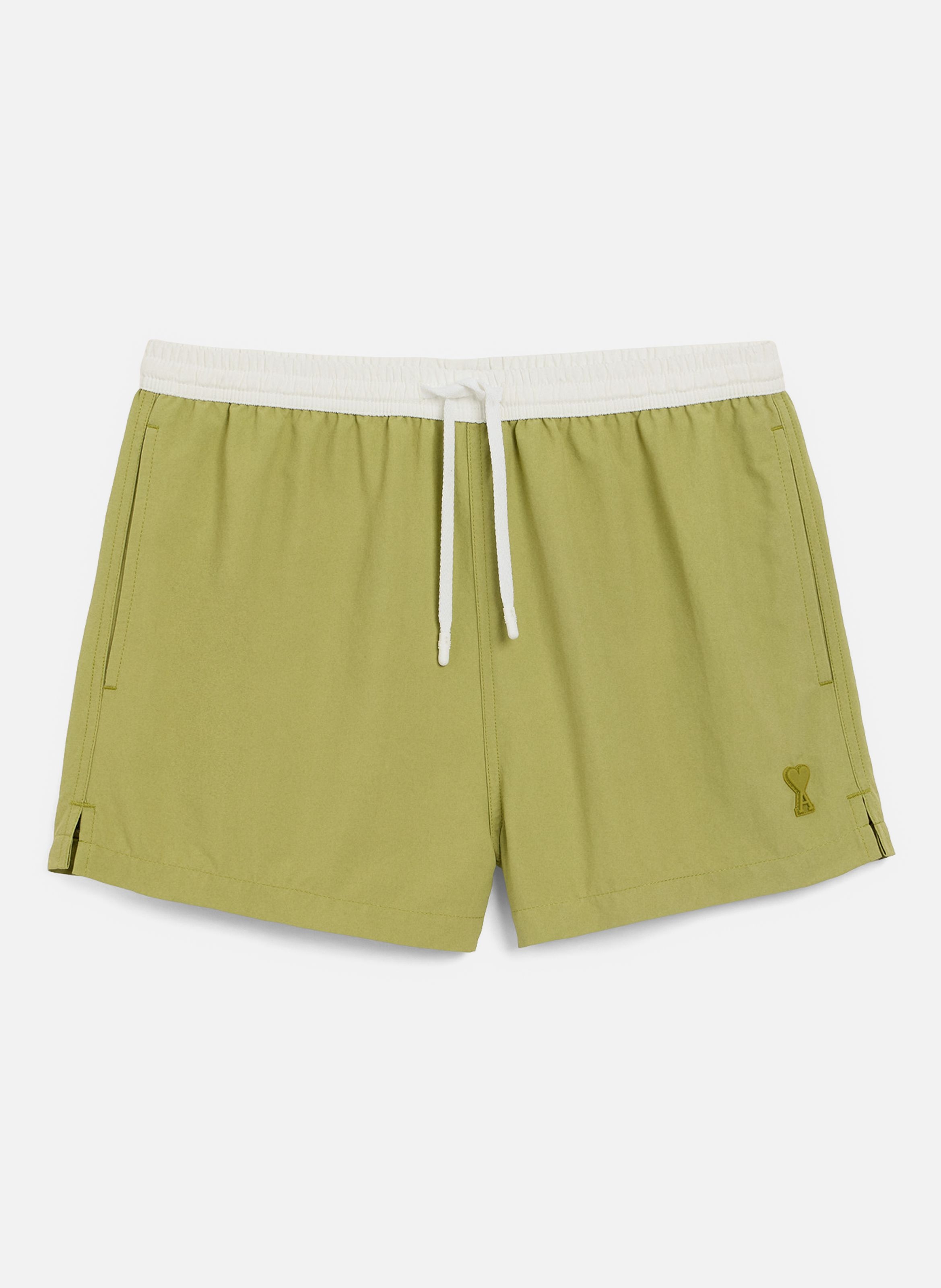 Maillot de bain court en nylon AMI PARIS Vert