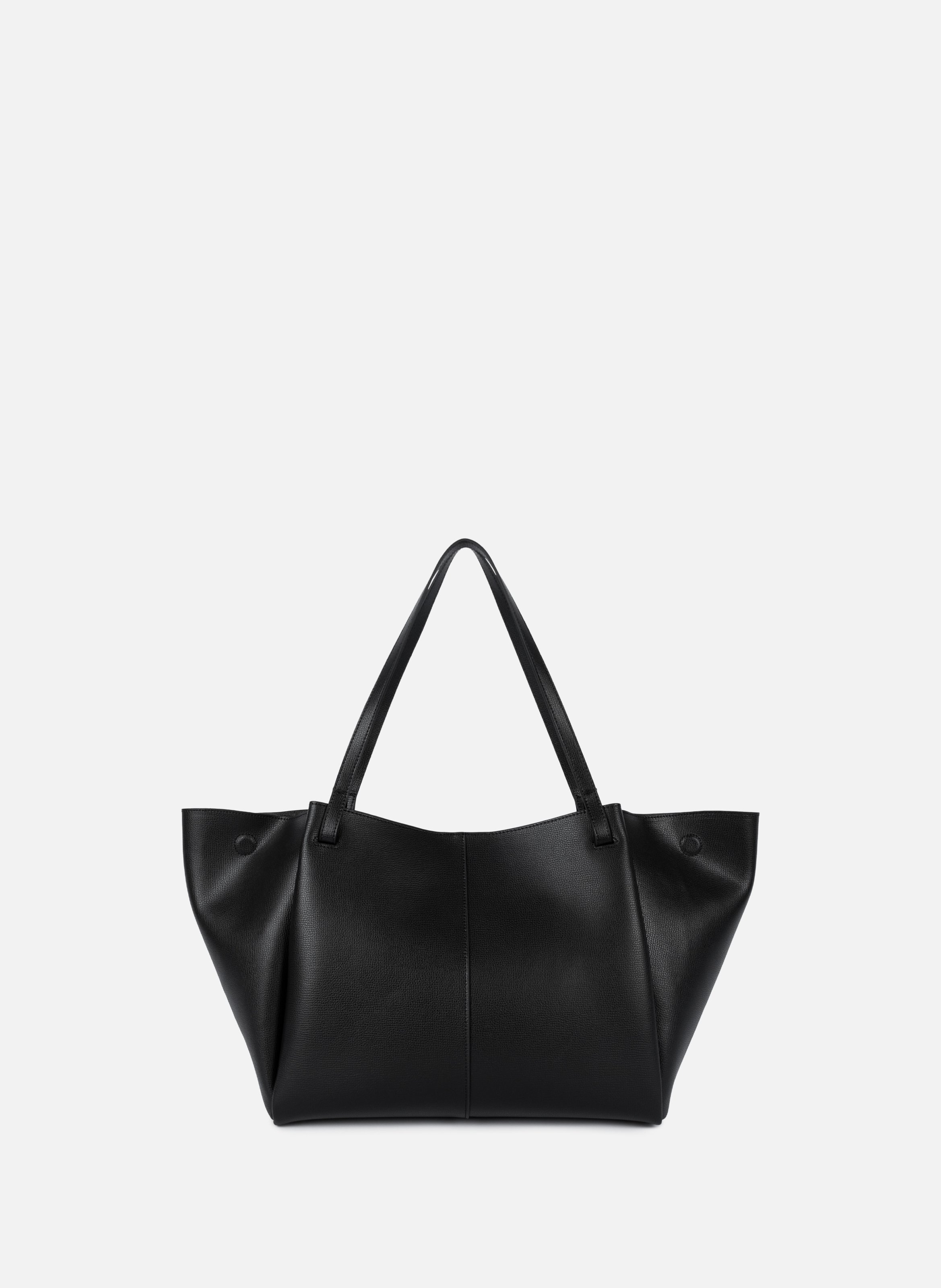 Très grand sac cabas épaule - sierra haus LANCASTER Noir