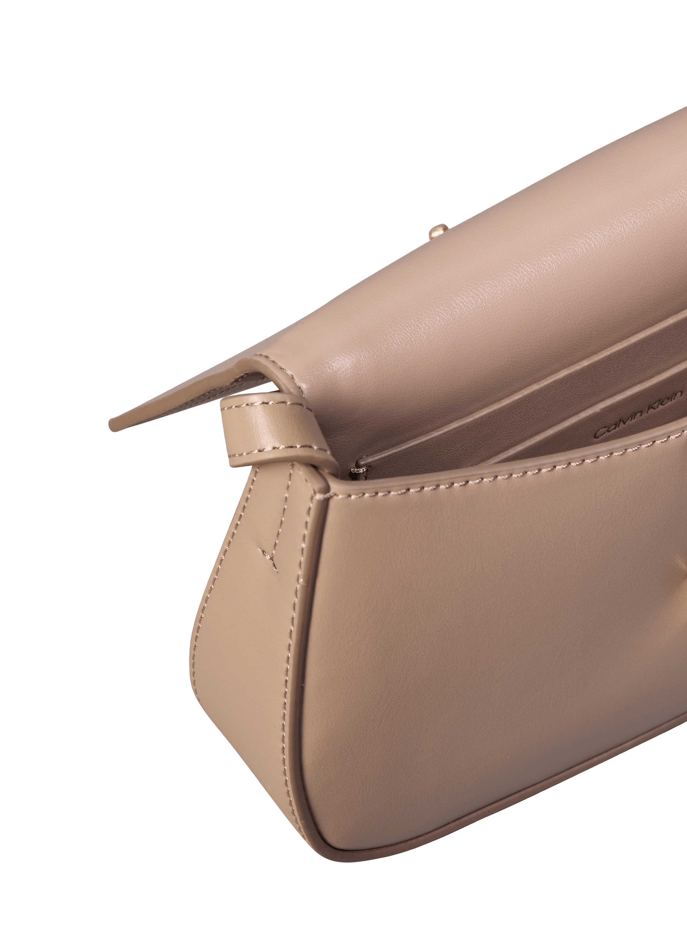 Sac bandoulière à rabat CALVIN KLEIN Beige