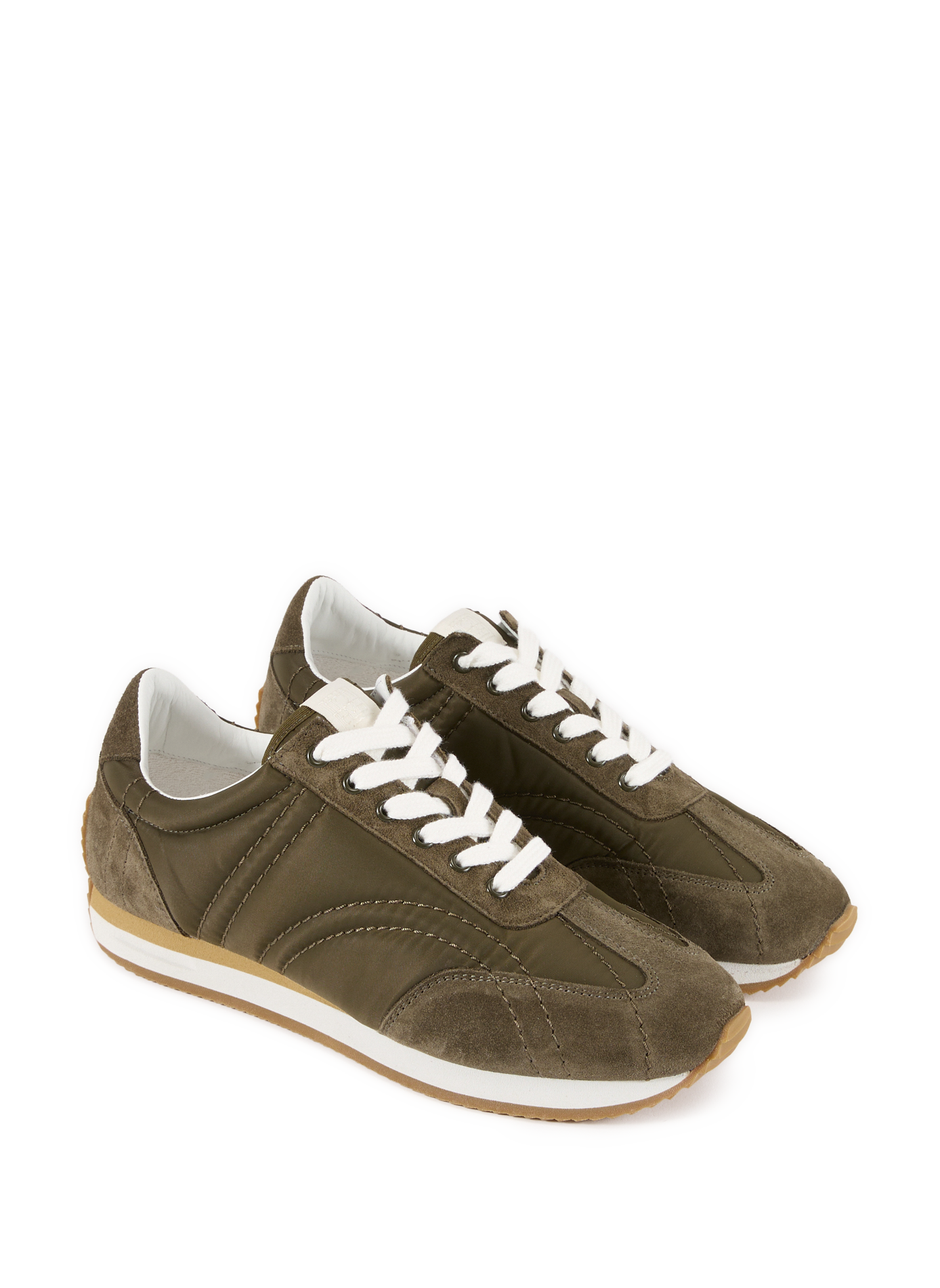 Grooved sneakers TOTEME Khaki