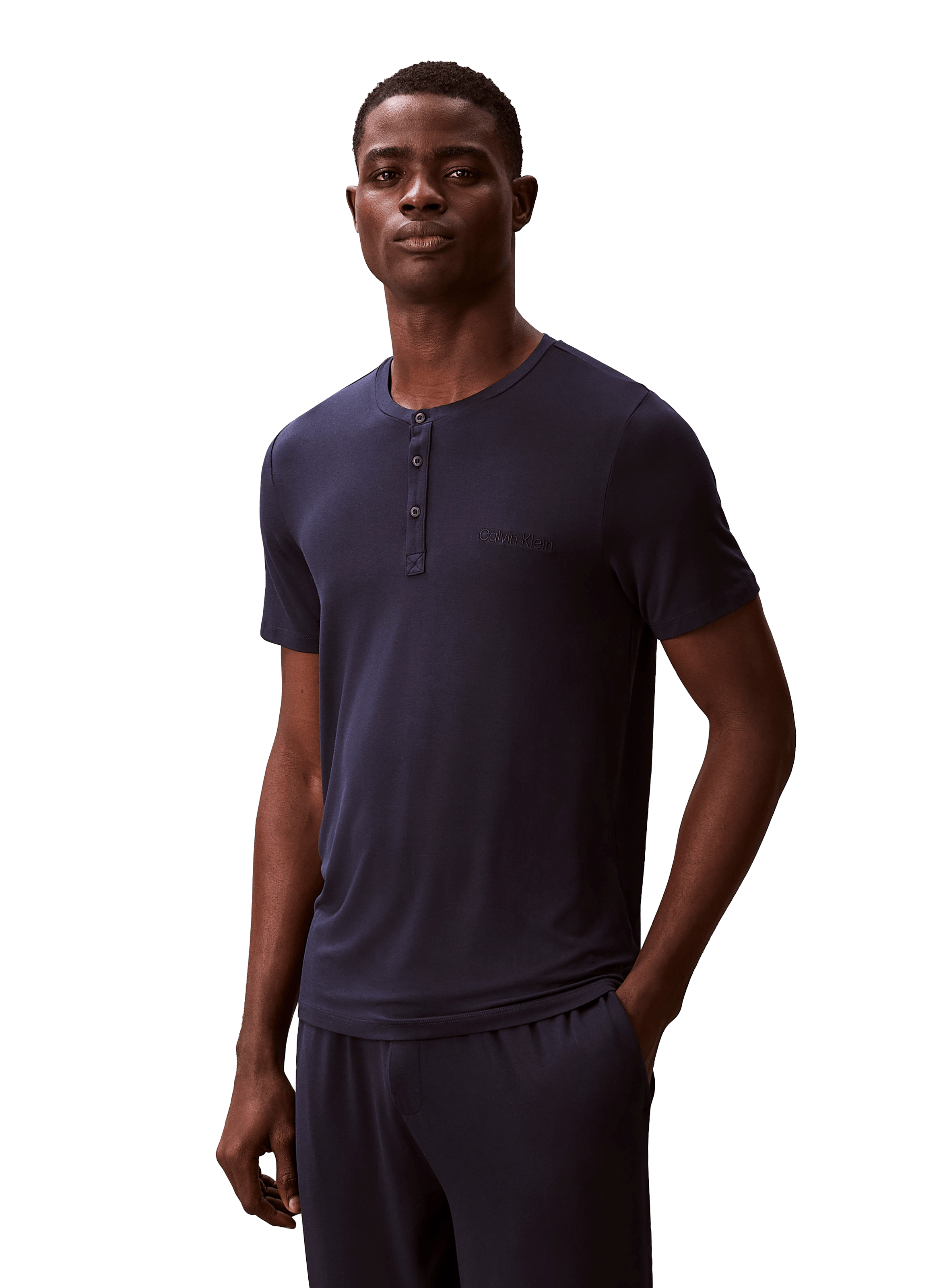 Plain T-shirt CALVIN KLEIN Blue