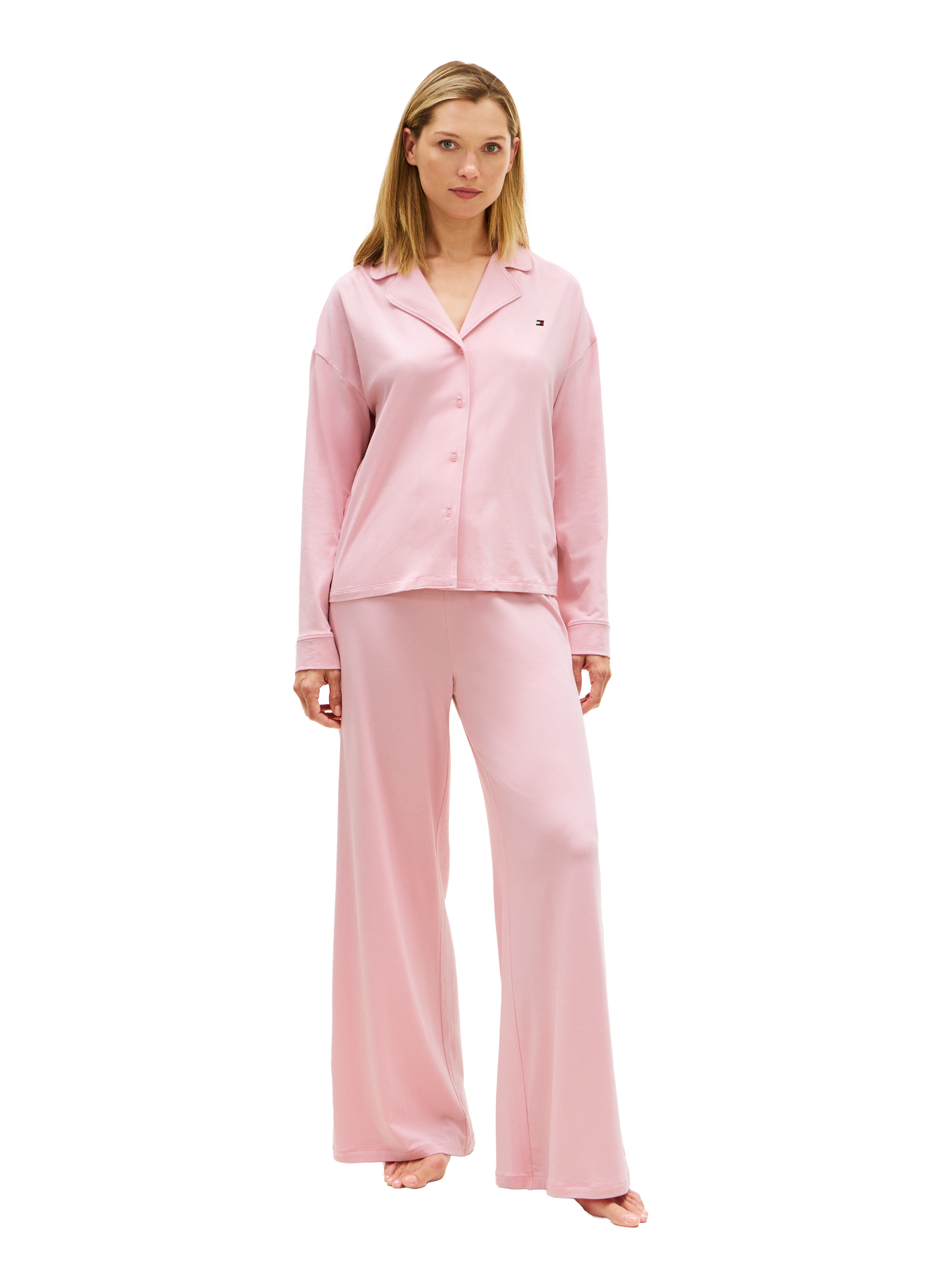Cotton blend pajama shirt TOMMY HILFIGER Pink